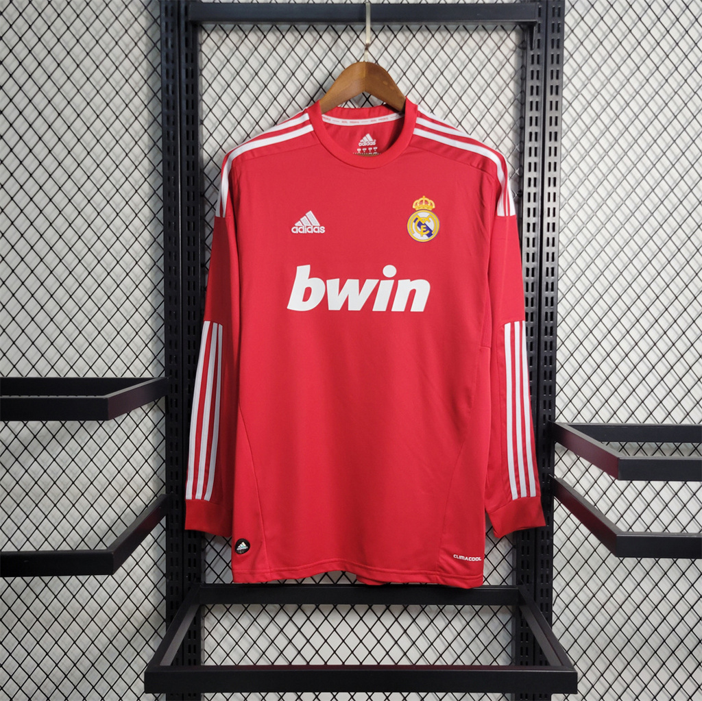 AlphaJersey-Real Madrid Retro 11-12 Third Away Long Sleeve Jersey