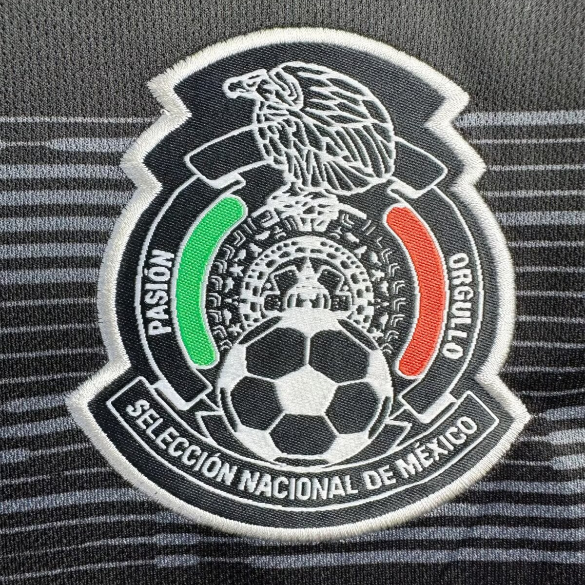 AlphaJersey-Retro Mexico 2019 Gold Cup Home Long Sleeves Jersey