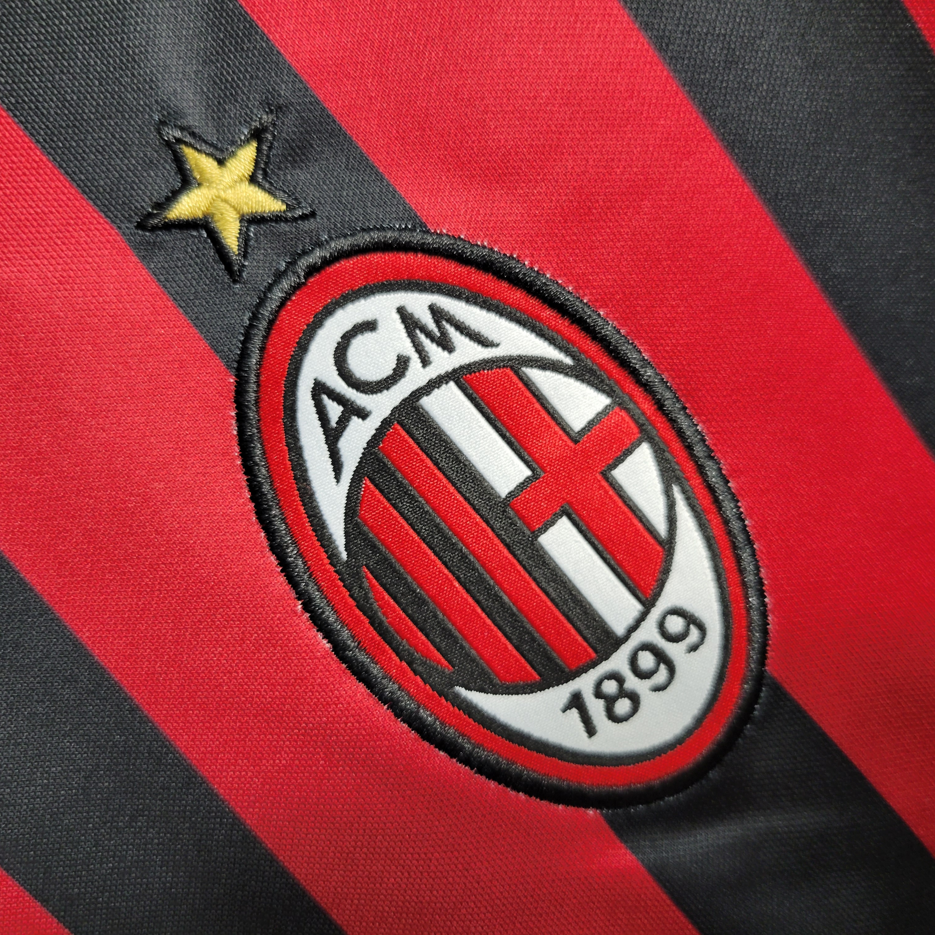 AlphaJersey-Retro AC Milan 2016-17 Home Stadium Jersey