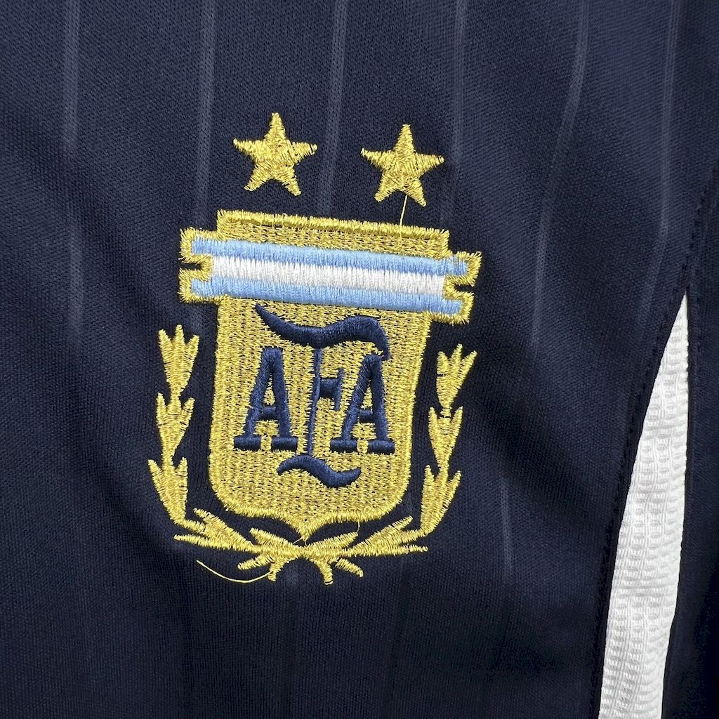 AlphaJersey-Retro Argentina 2006 Away Long Sleeves Jersey