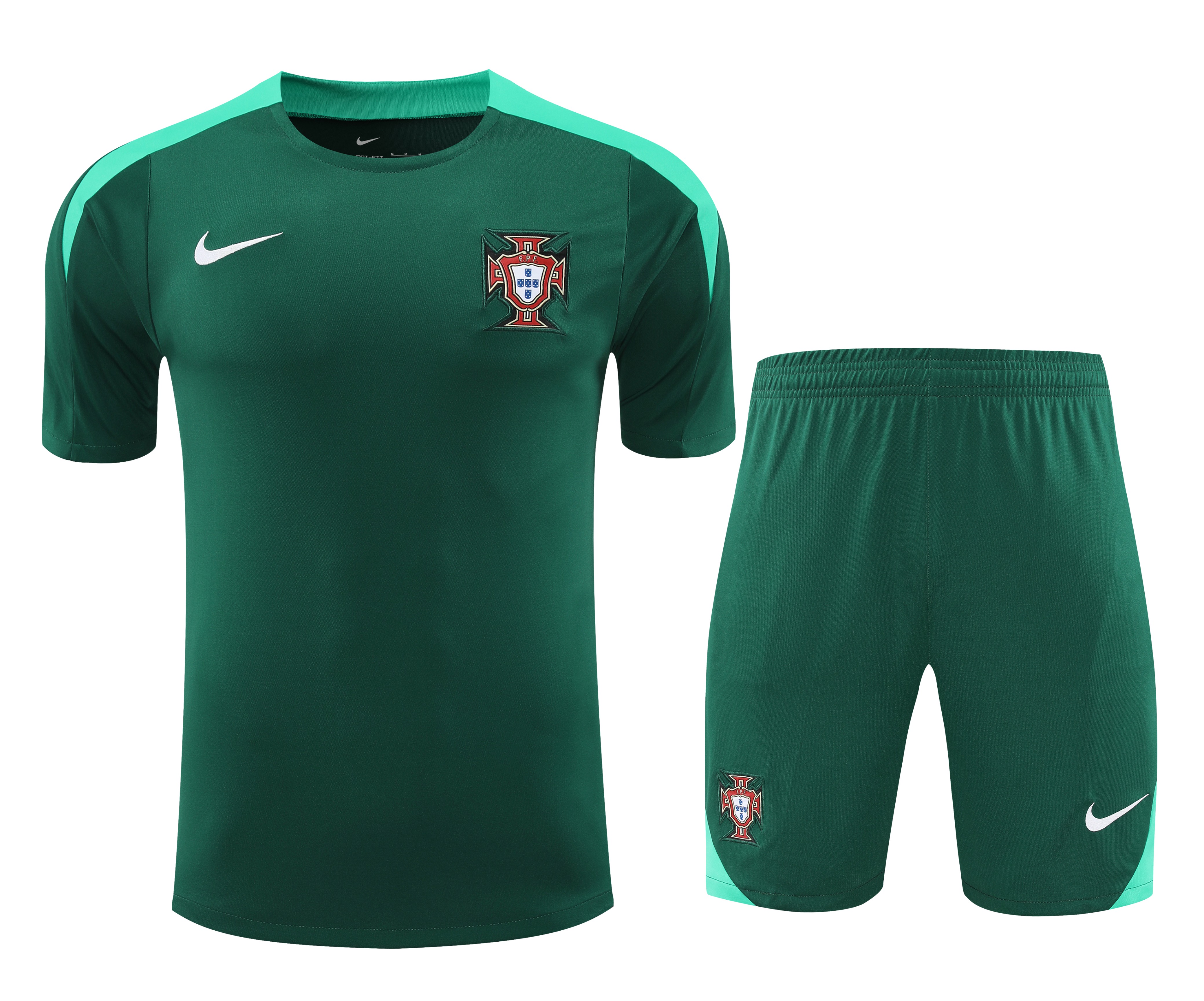 AlphaJersey-Portugal 2024 Short-Sleeve Training Set - Green
