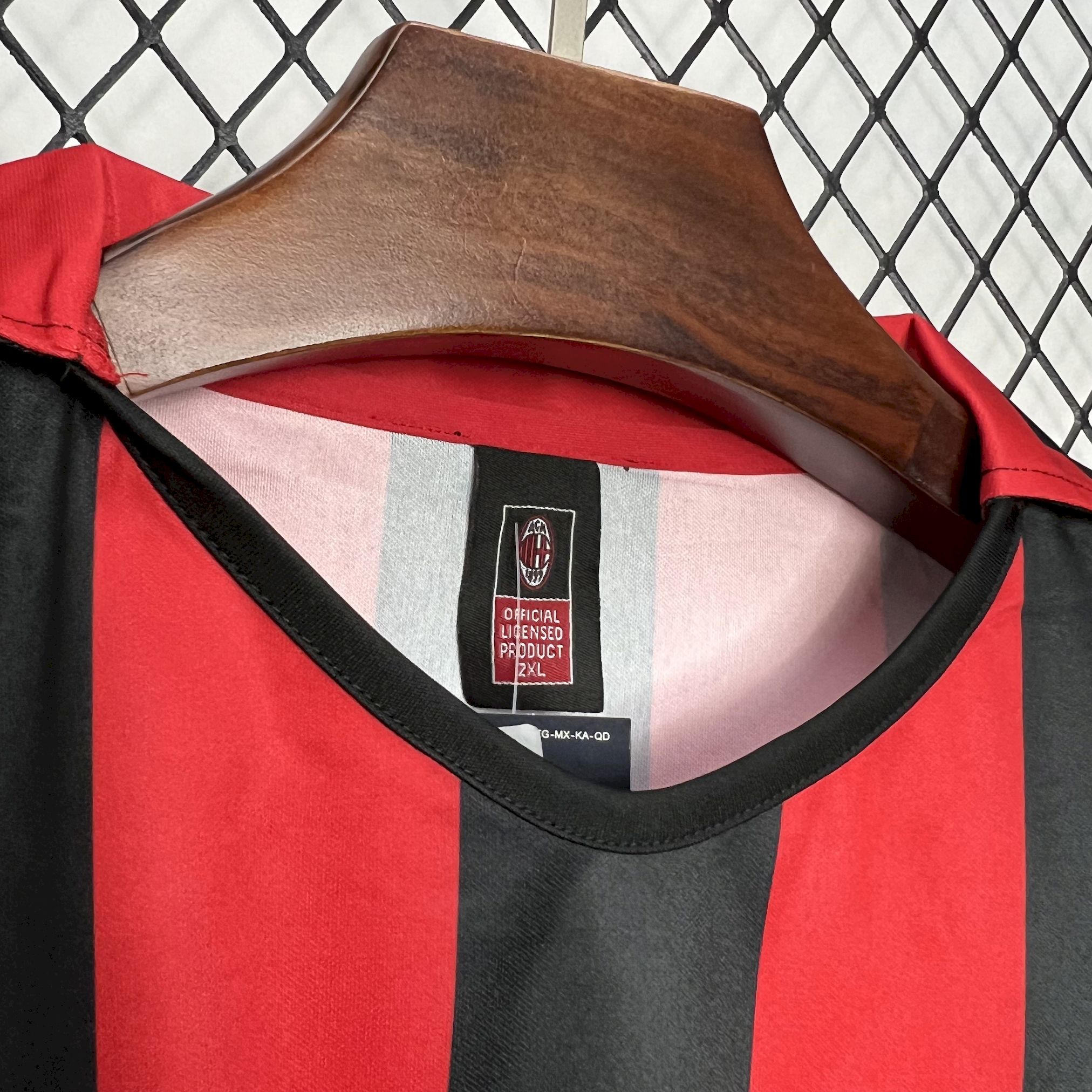 AlphaJersey-Retro AC Milan 1988-89 Home Jersey