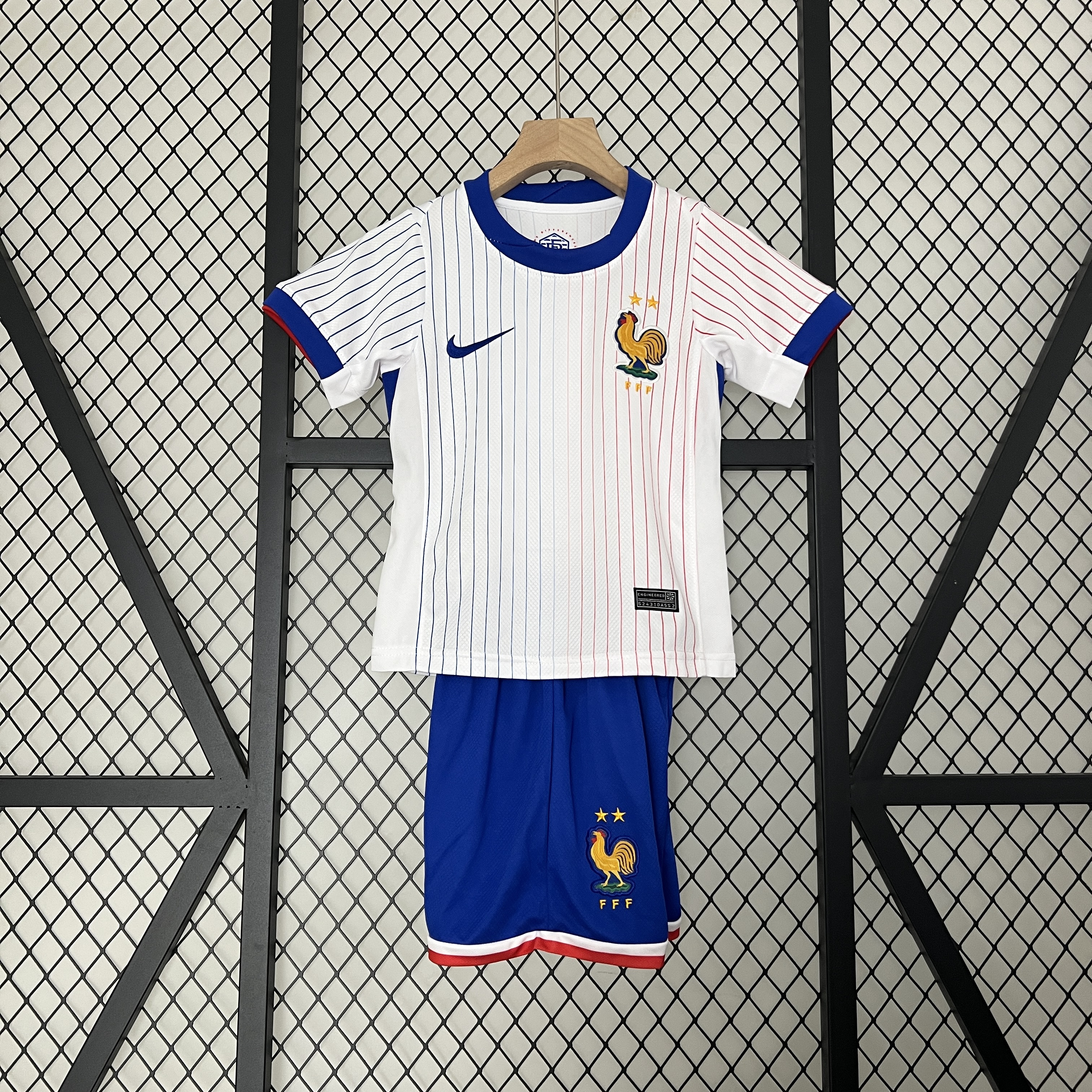 AlphaJersey-France 2024 Away Stadium Kids Kit