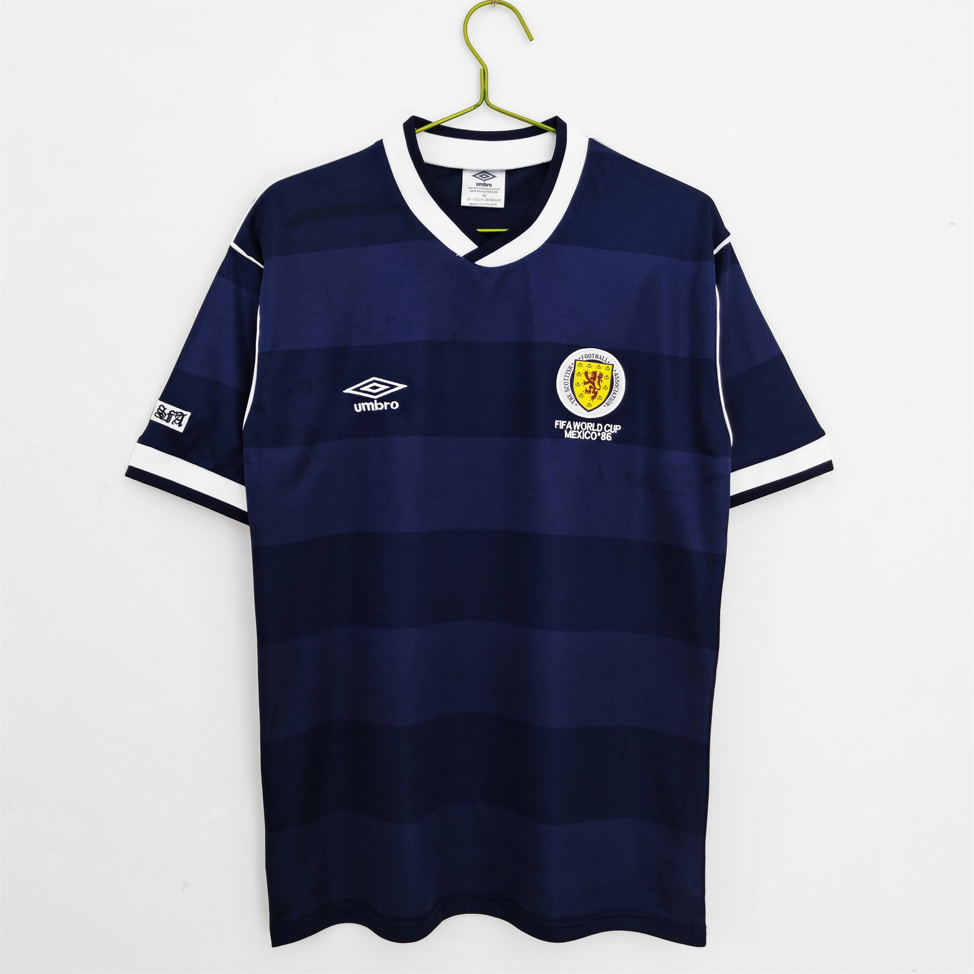 AlphaJersey-Retro S-c-o.t l.a-n.d 1987-88 Home Jersey - Fans Version