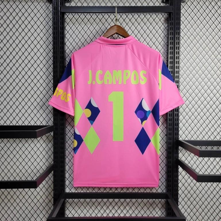 AlphaJersey-Retro Mexico 1992-93 Goalkeeper Pink Jersey