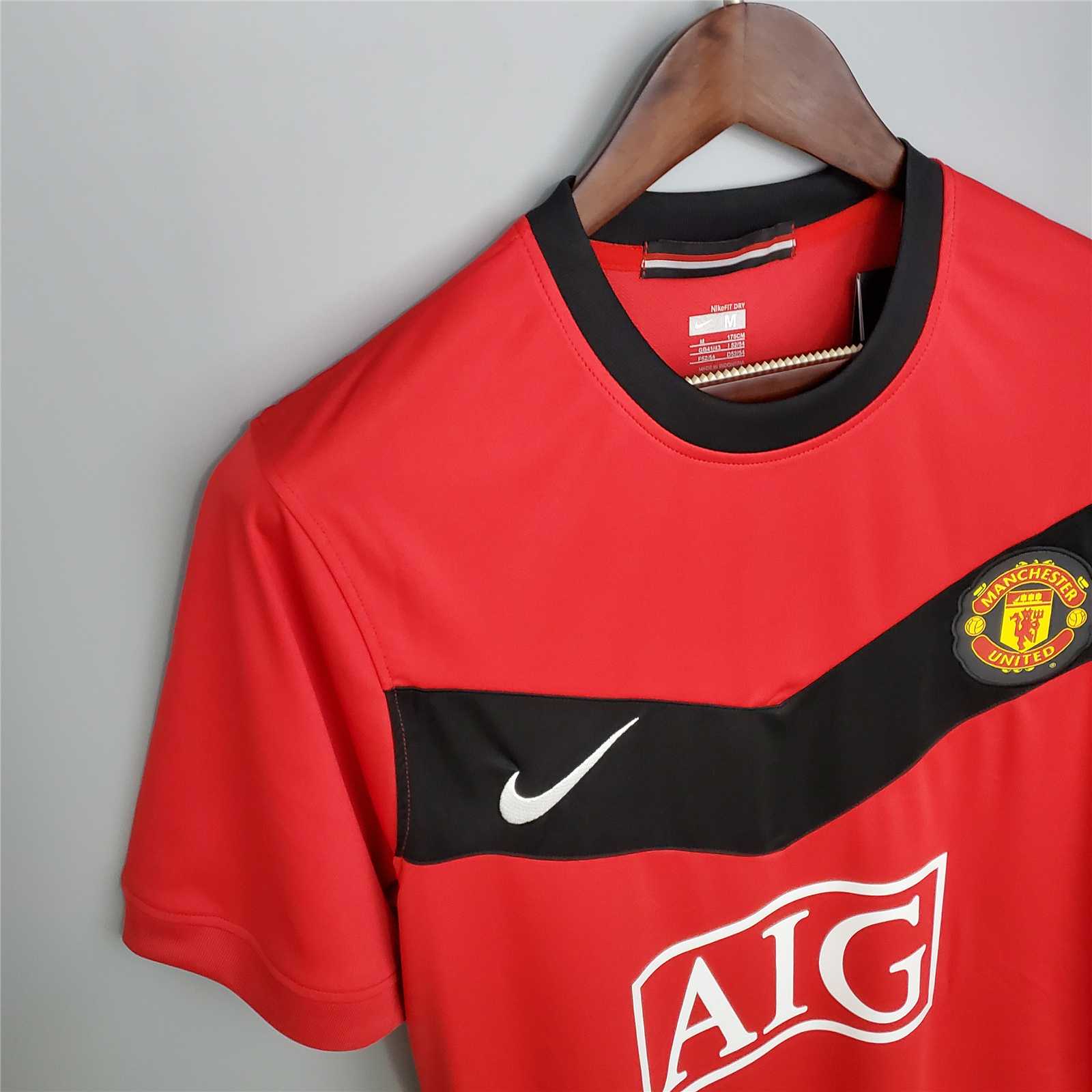 AlphaJersey-Retro Manchester United 09-10 Home Stadium Jersey