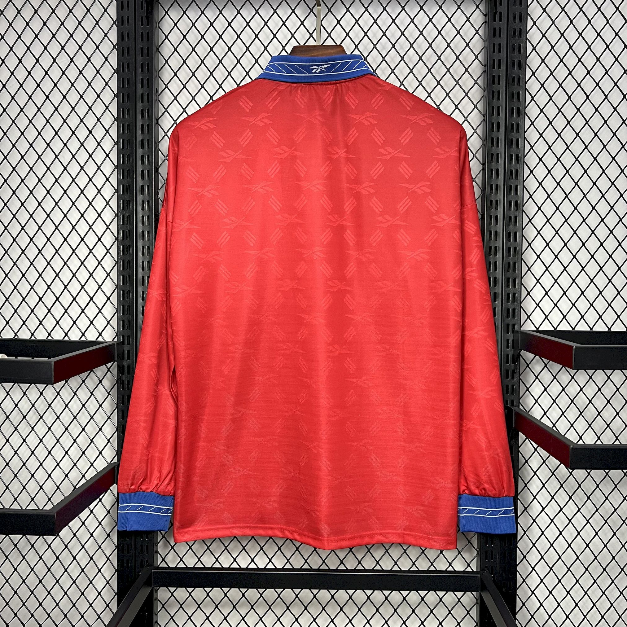 AlphaJersey-Retro Chile 1998 Home Long Sleeve Jersey