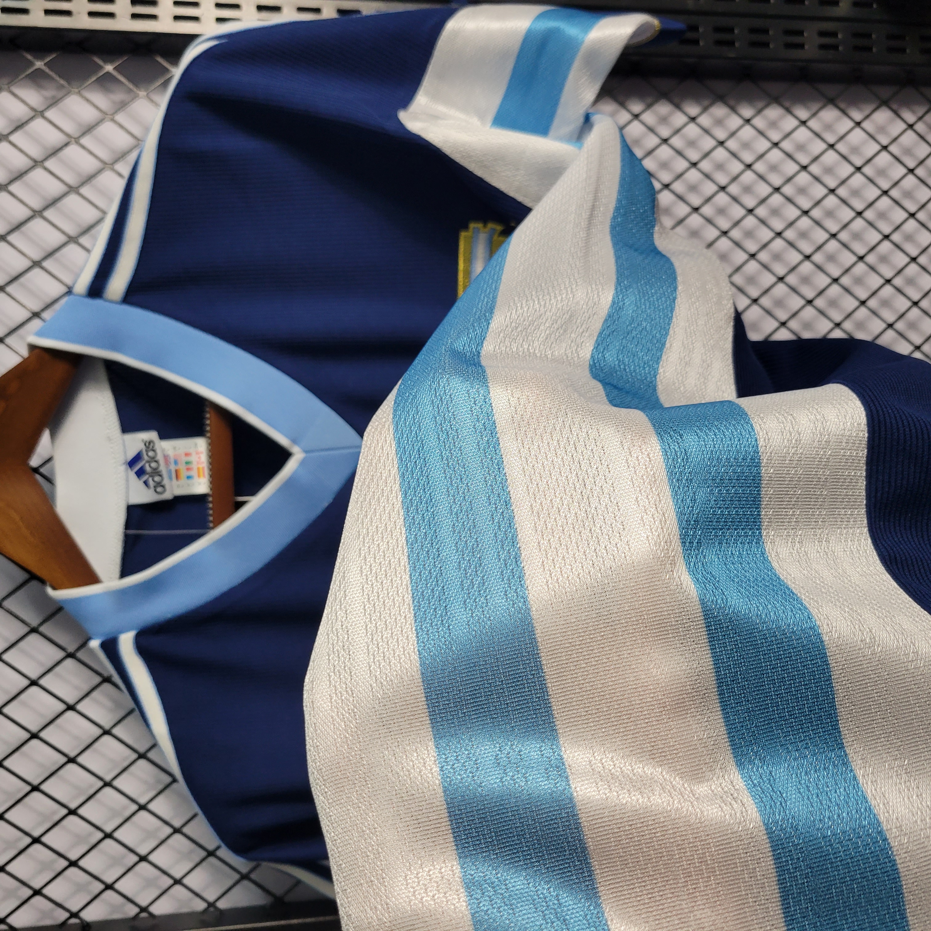 AlphaJersey-Retro Argentina 1998 Away Stadium Jersey