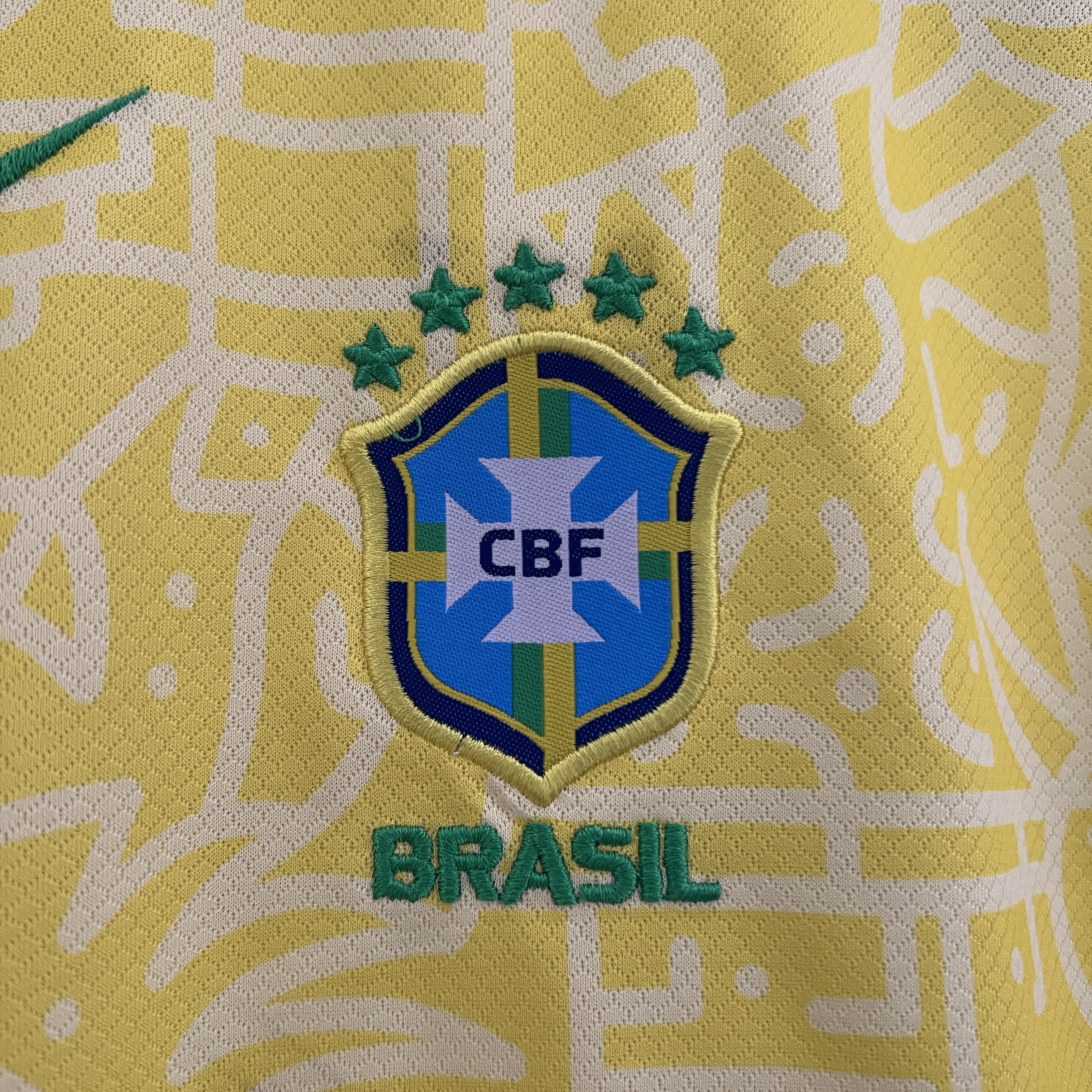 AlphaJersey-Brazil 2024 Home Stadium Kids Kit