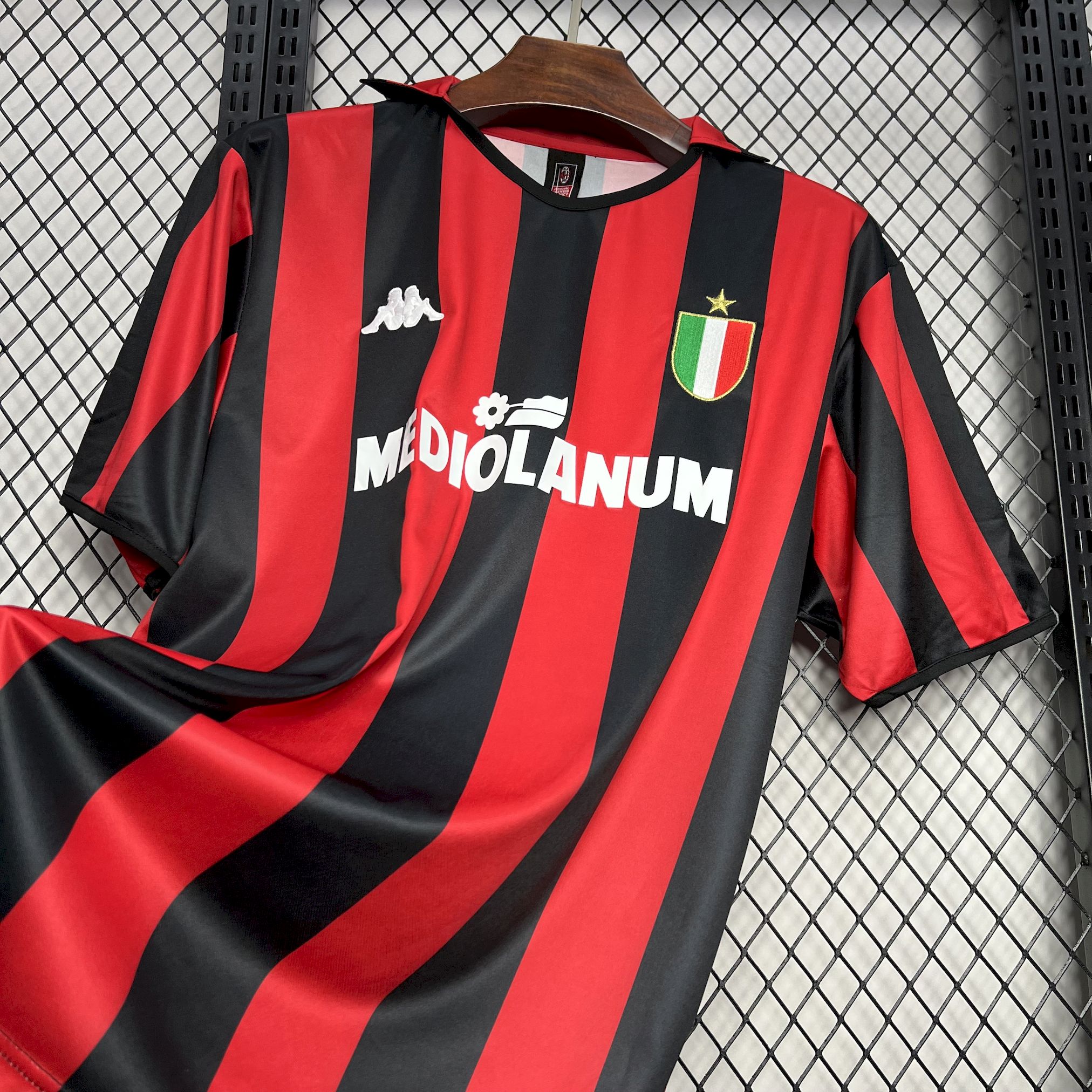AlphaJersey-Retro AC Milan 1988-89 Home Jersey