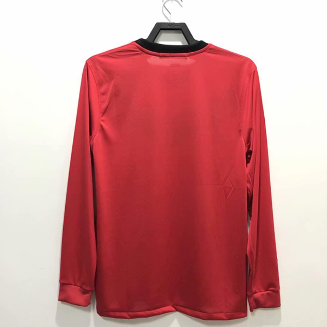 AlphaJersey-Retro Manchester United 09-10 Home Long Sleeve Jersey