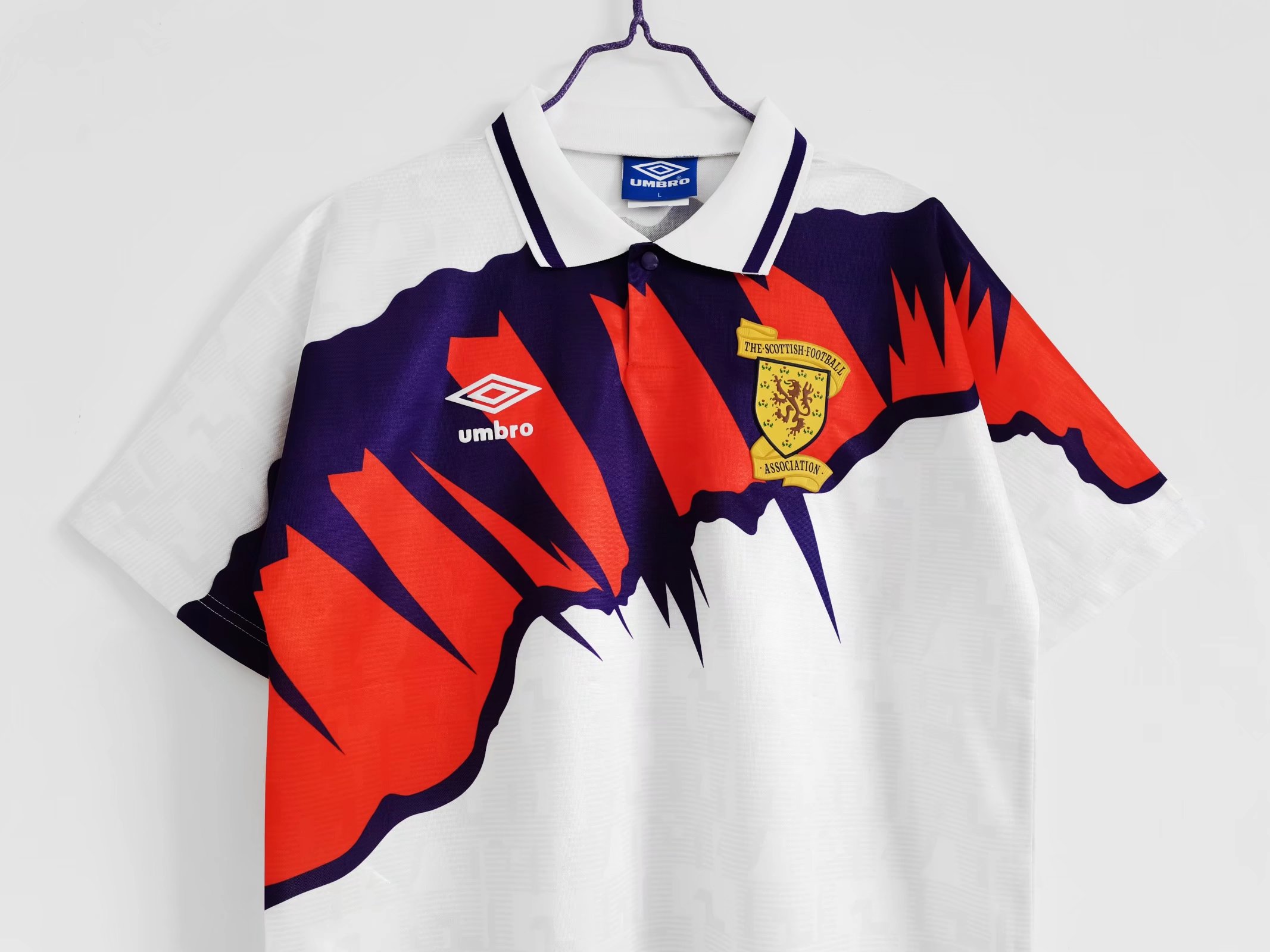 AlphaJersey-Retro S-c-o.t l.a-n.d 1992 Away Stadium Jersey