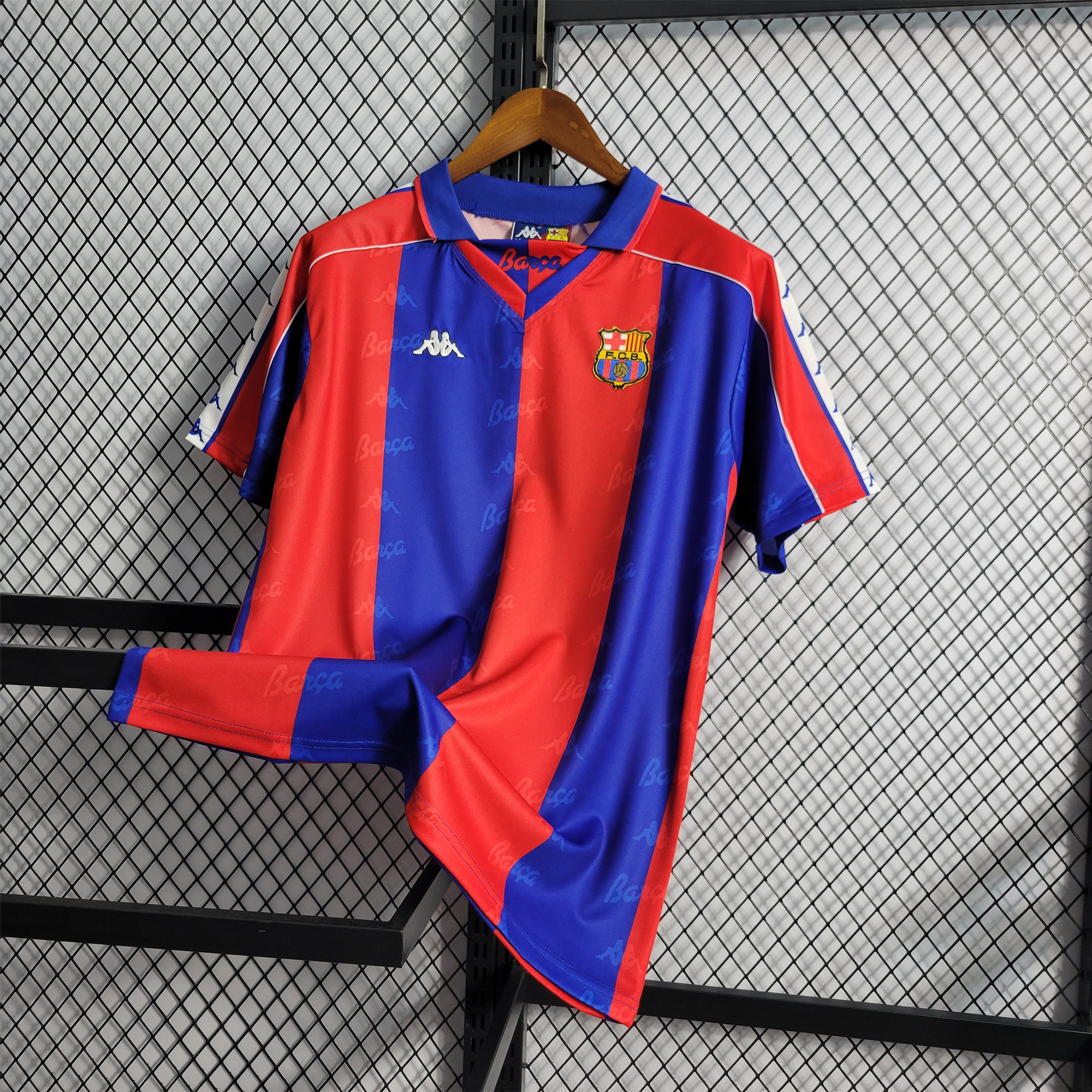 AlphaJersey-Retro Barcelona 92-95 Home Stadium Jersey