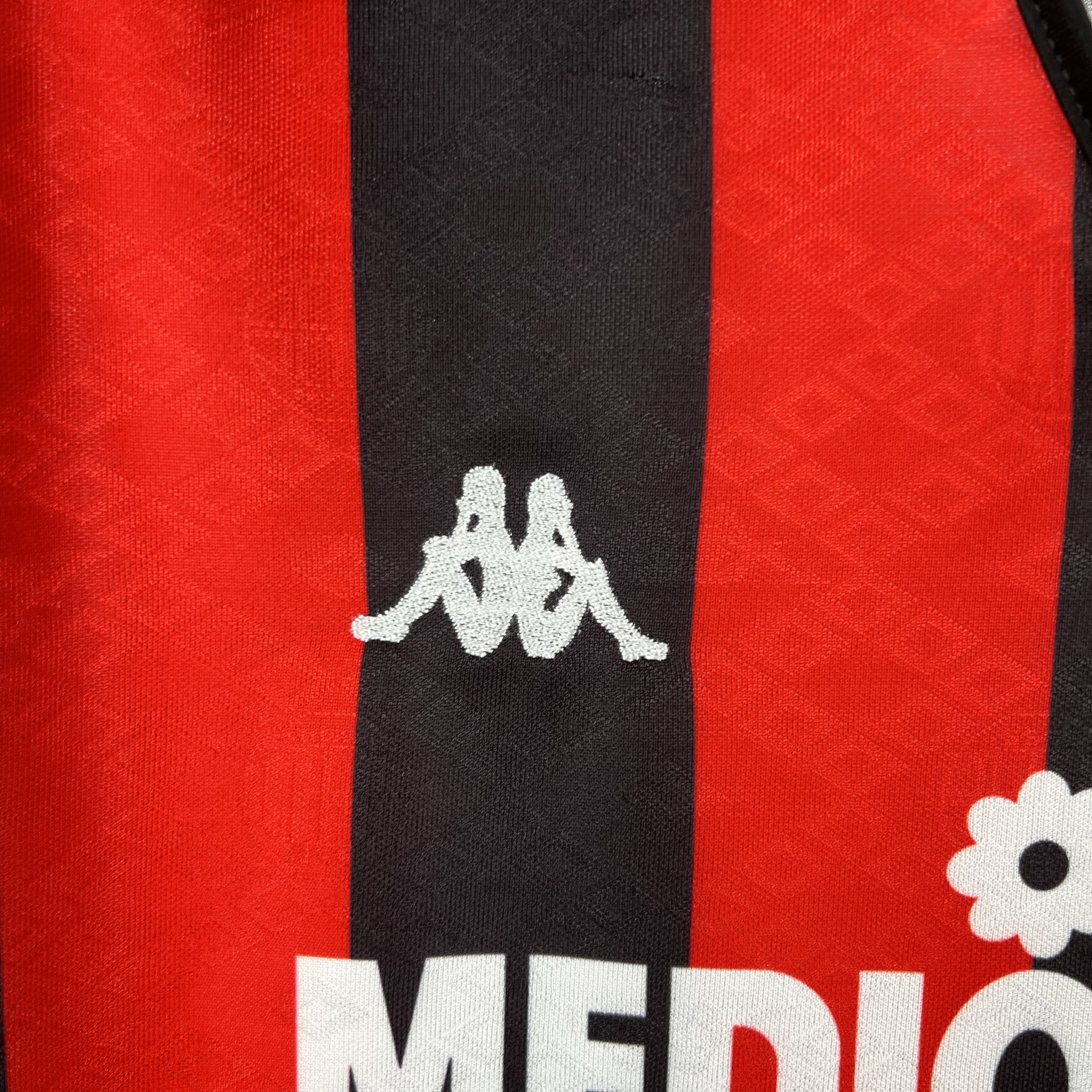 AlphaJersey-Retro AC Milan 1989-90 Home Stadium Jersey