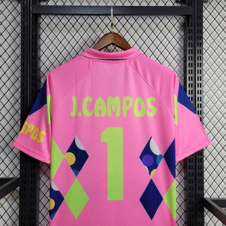 AlphaJersey-Retro Mexico 1992-93 Goalkeeper Pink Jersey
