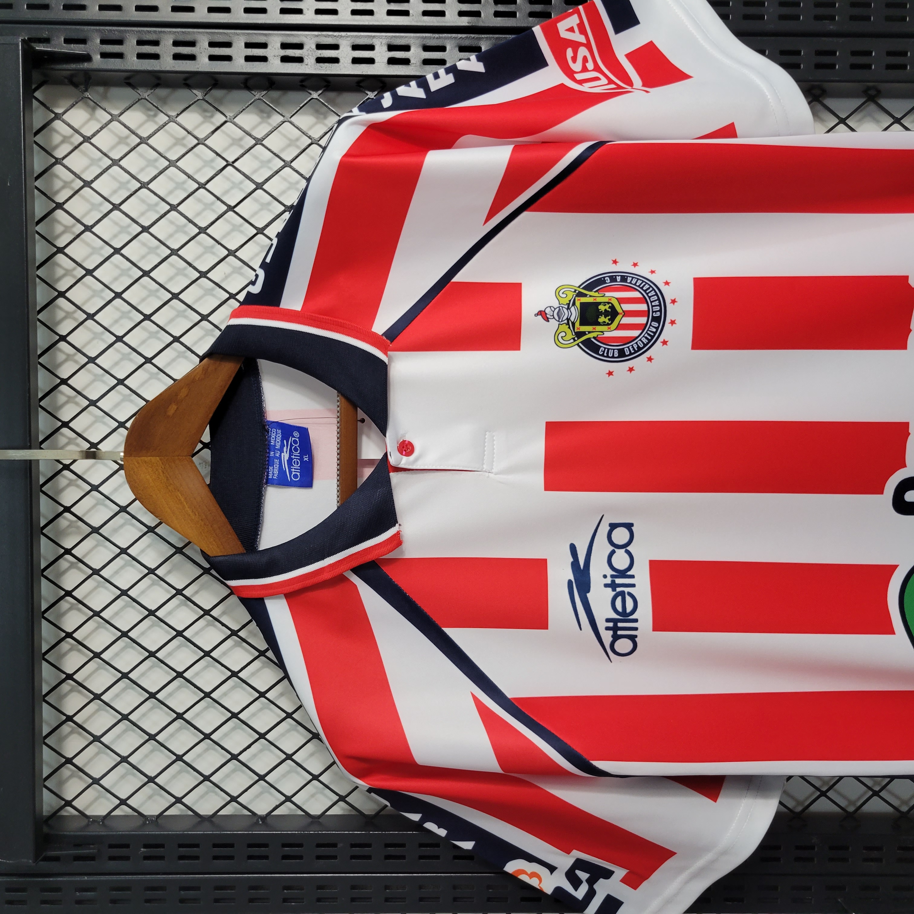 AlphaJersey-Retro Chivas de Guadalajara 02-03 Home Stadium Jersey
