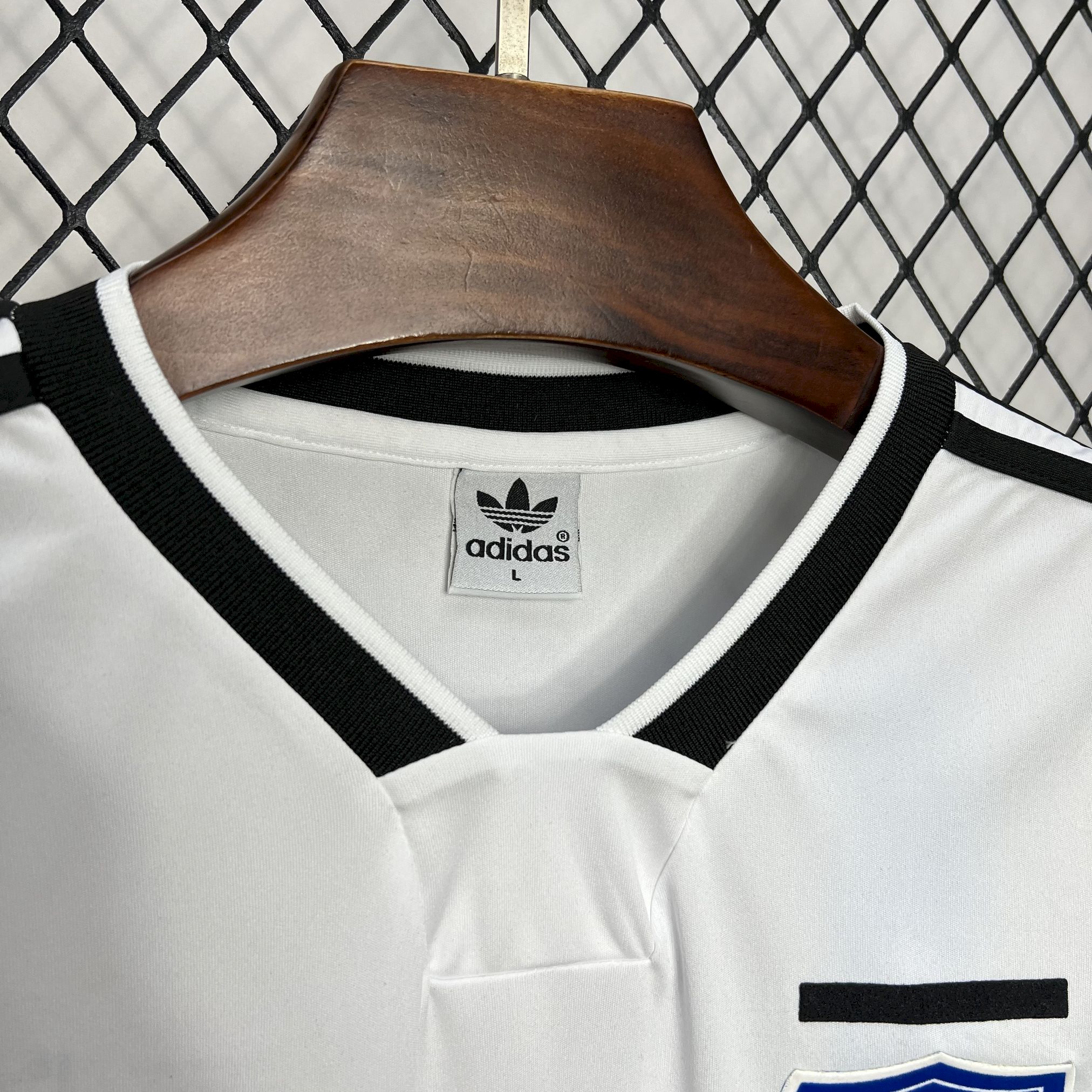 AlphaJersey-Retro Colo Colo 1991 Home Long Sleeve Jersey