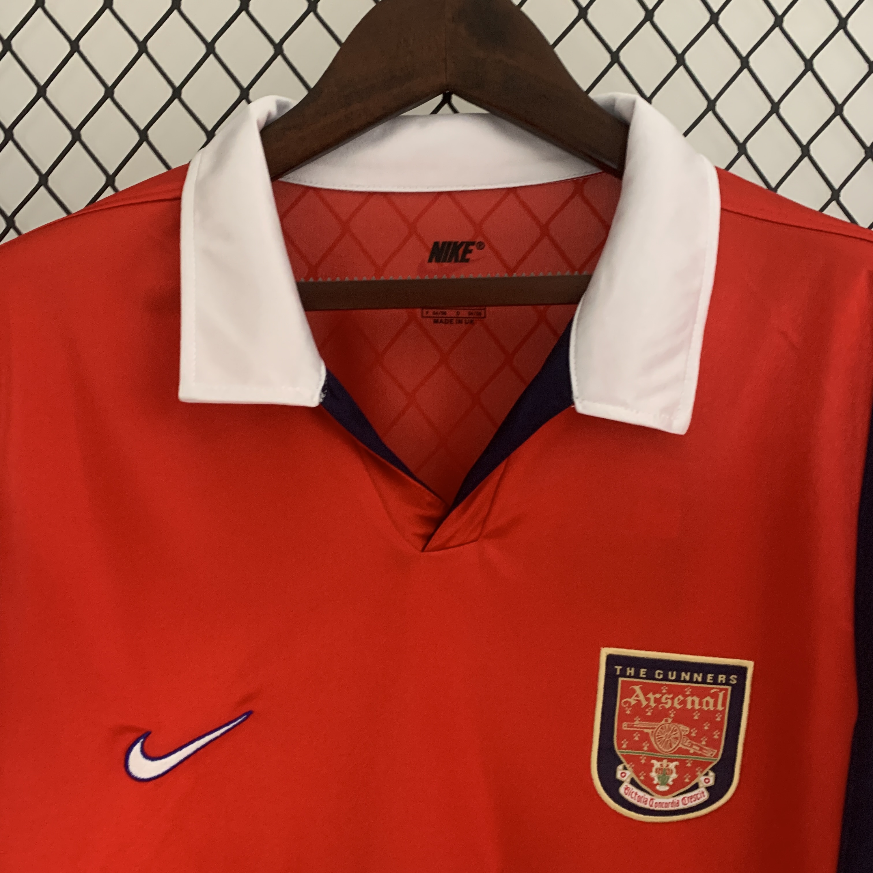 AlphaJersey-Retro Arsenal 98-99 Home Long Sleeve Jersey