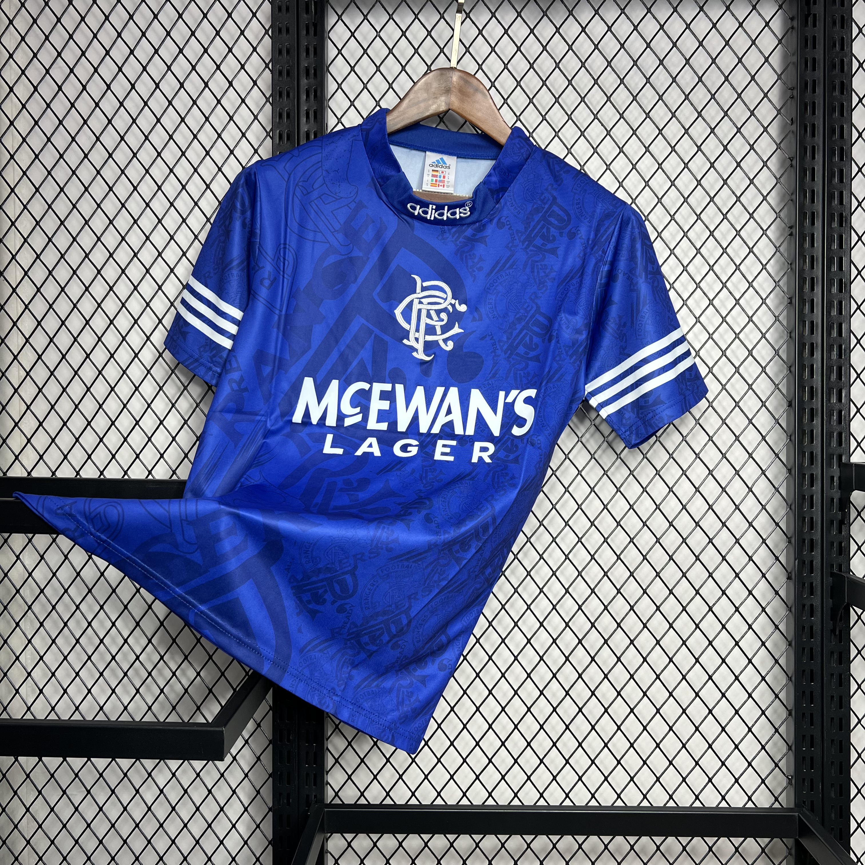 AlphaJersey-Retro Glasgow Rangers 1994-96 Home Stadium Jersey