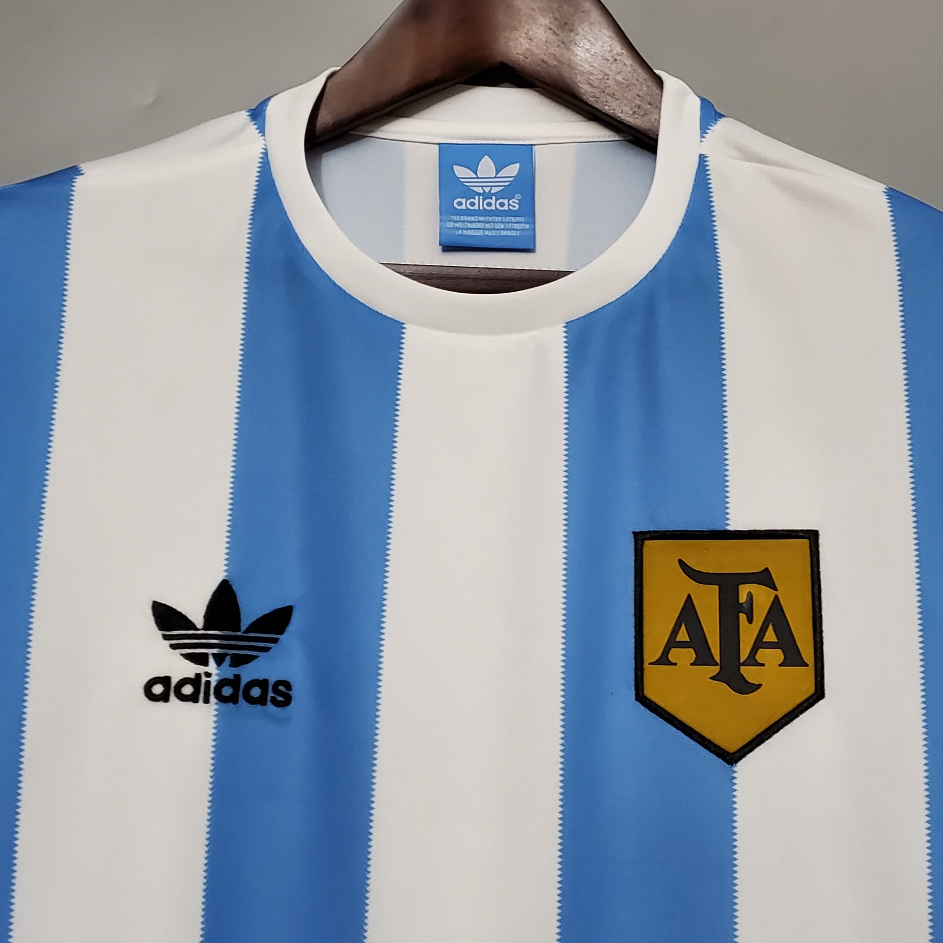 AlphaJersey-Retro Argentina 1978 Home Stadium Jersey