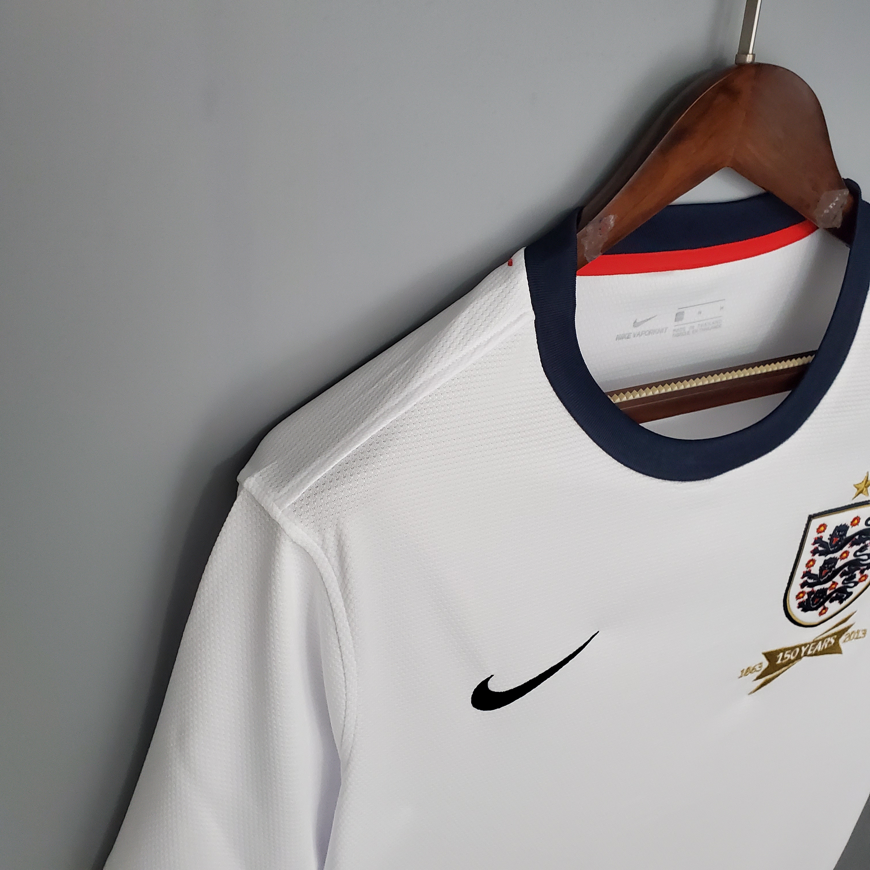 AlphaJersey-Retro England 2013 150 YEARS Home Stadium Jersey
