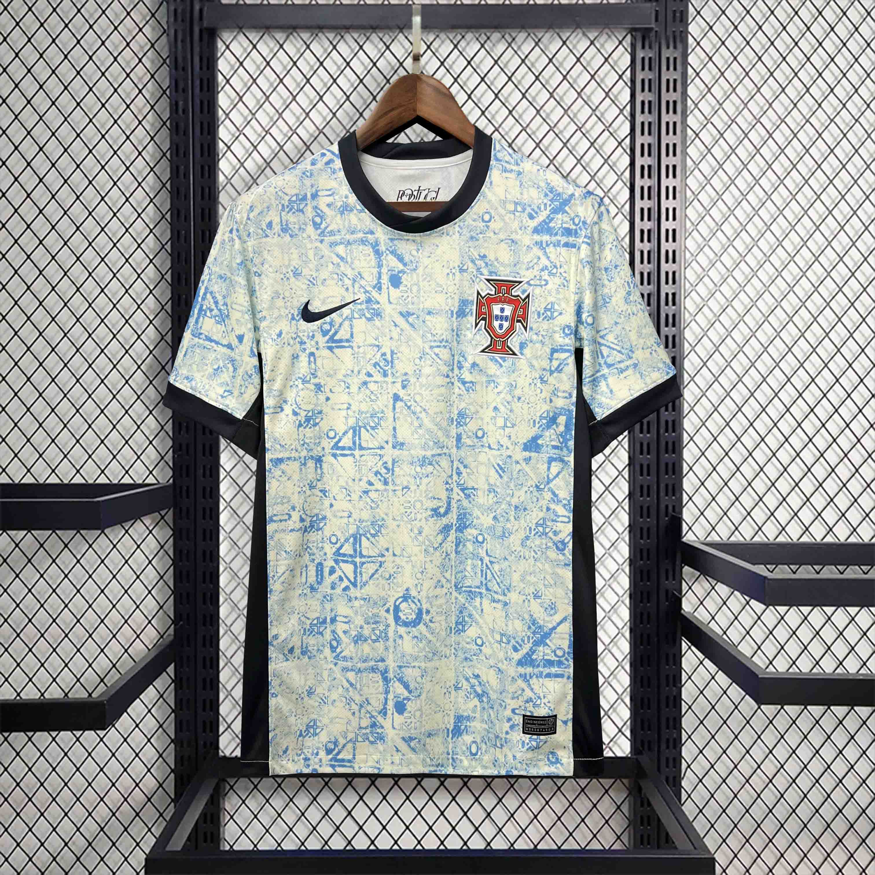 AlphaJersey-Portugal 2024 Away Stadium Jersey - Fans Version