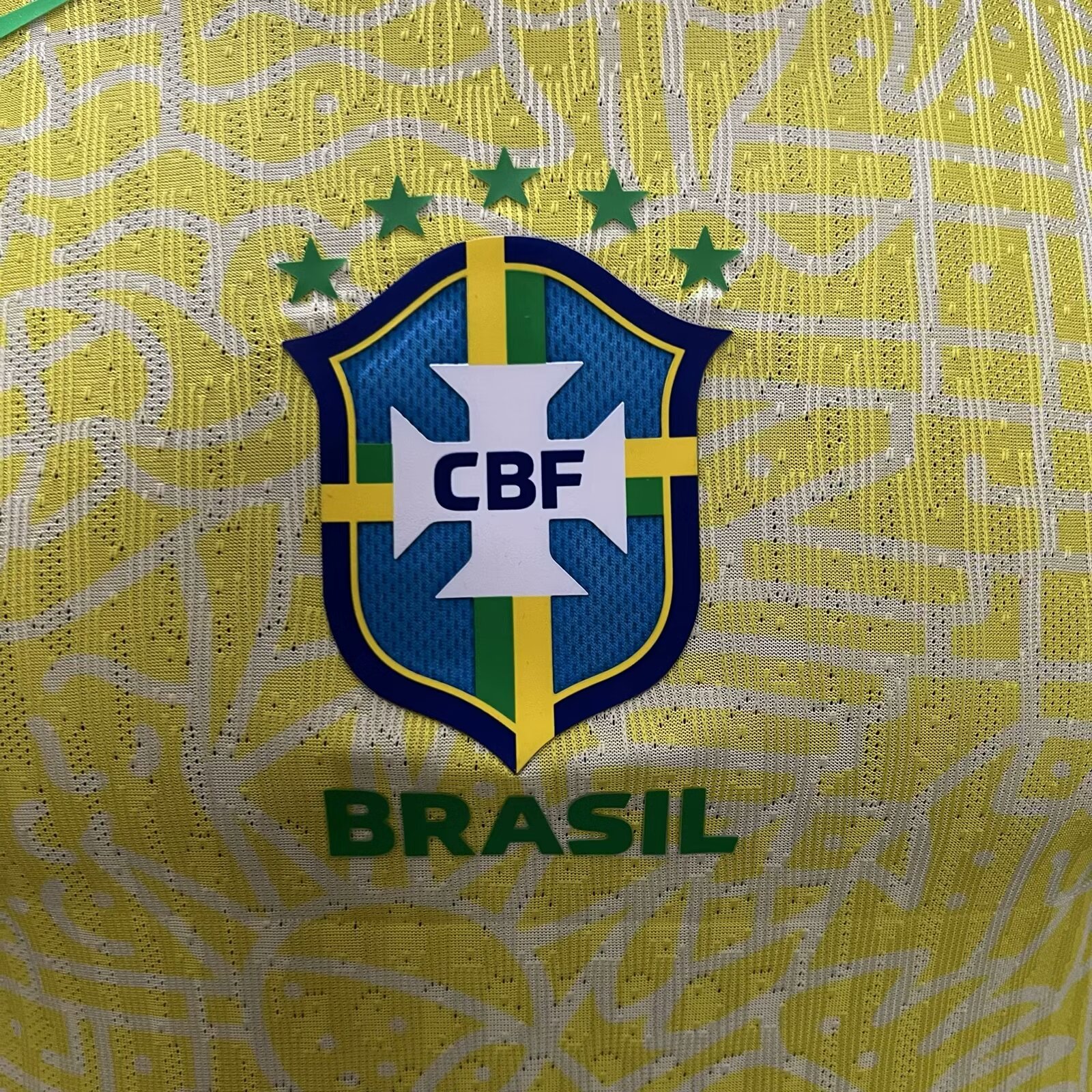 AlphaJersey-Brazil 2024 Home Long Sleeve Stadium Jersey - Player Version