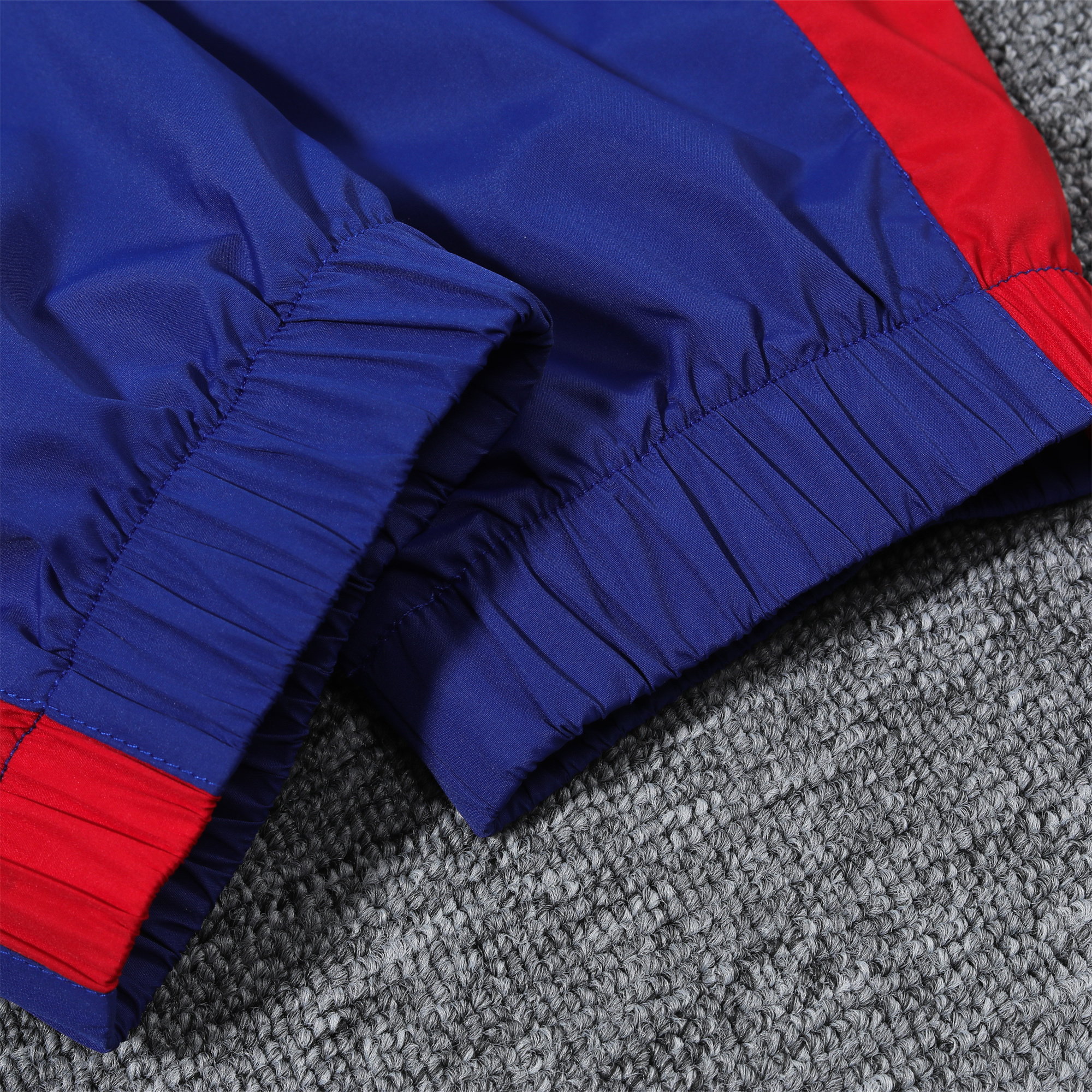 AlphaJersey-France 2024 National Team Anthem Blue Hooded Windbreaker - Player Version