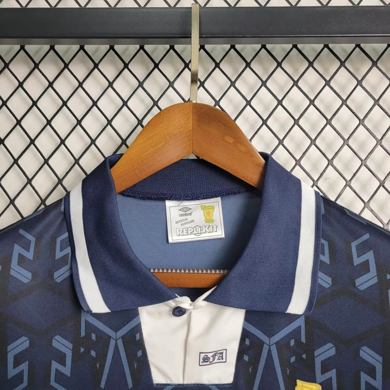 AlphaJersey-Retro S-c-o.t l.a-n.d 1992 Home Stadium Jersey