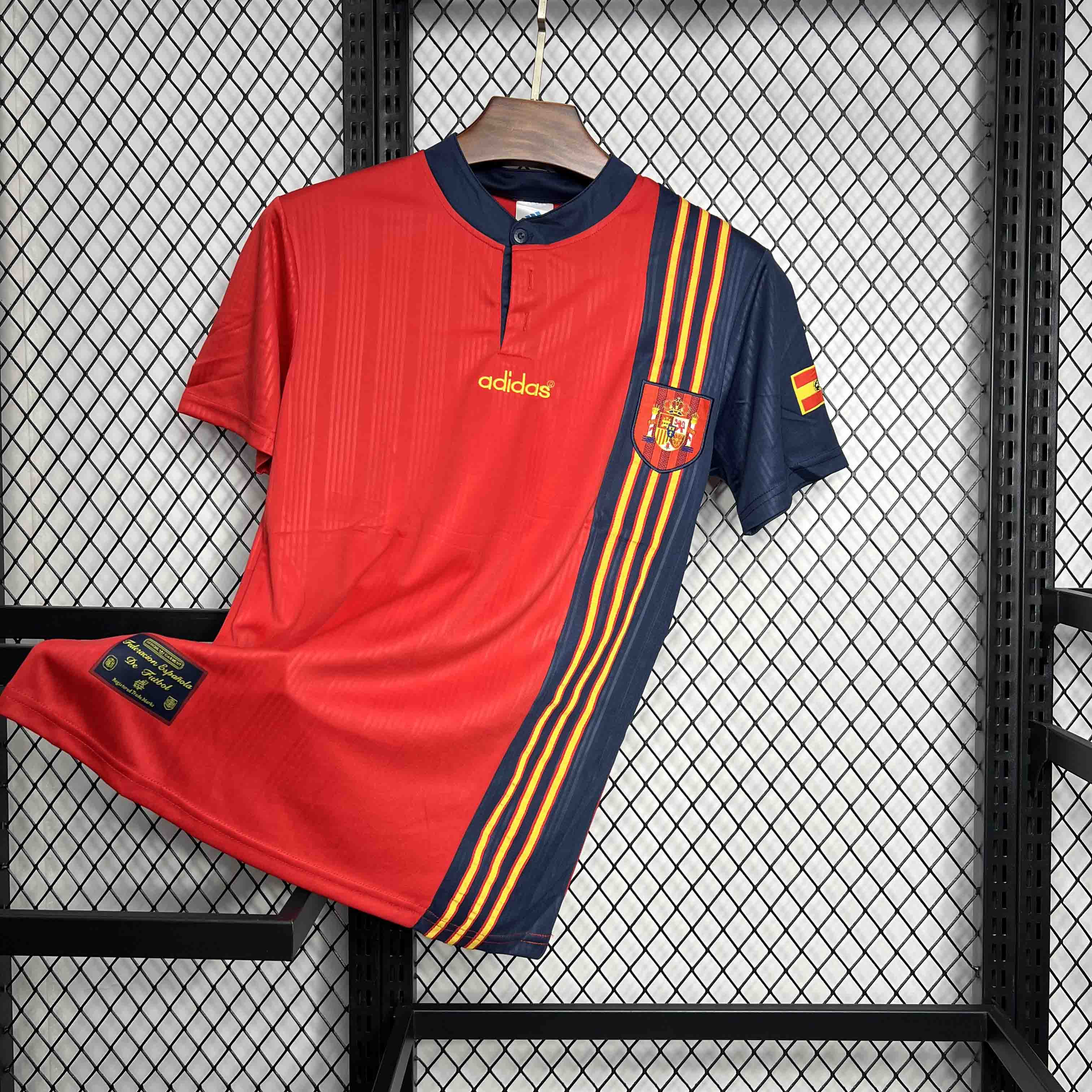 AlphaJersey-Retro Spain 1996 Home Jersey