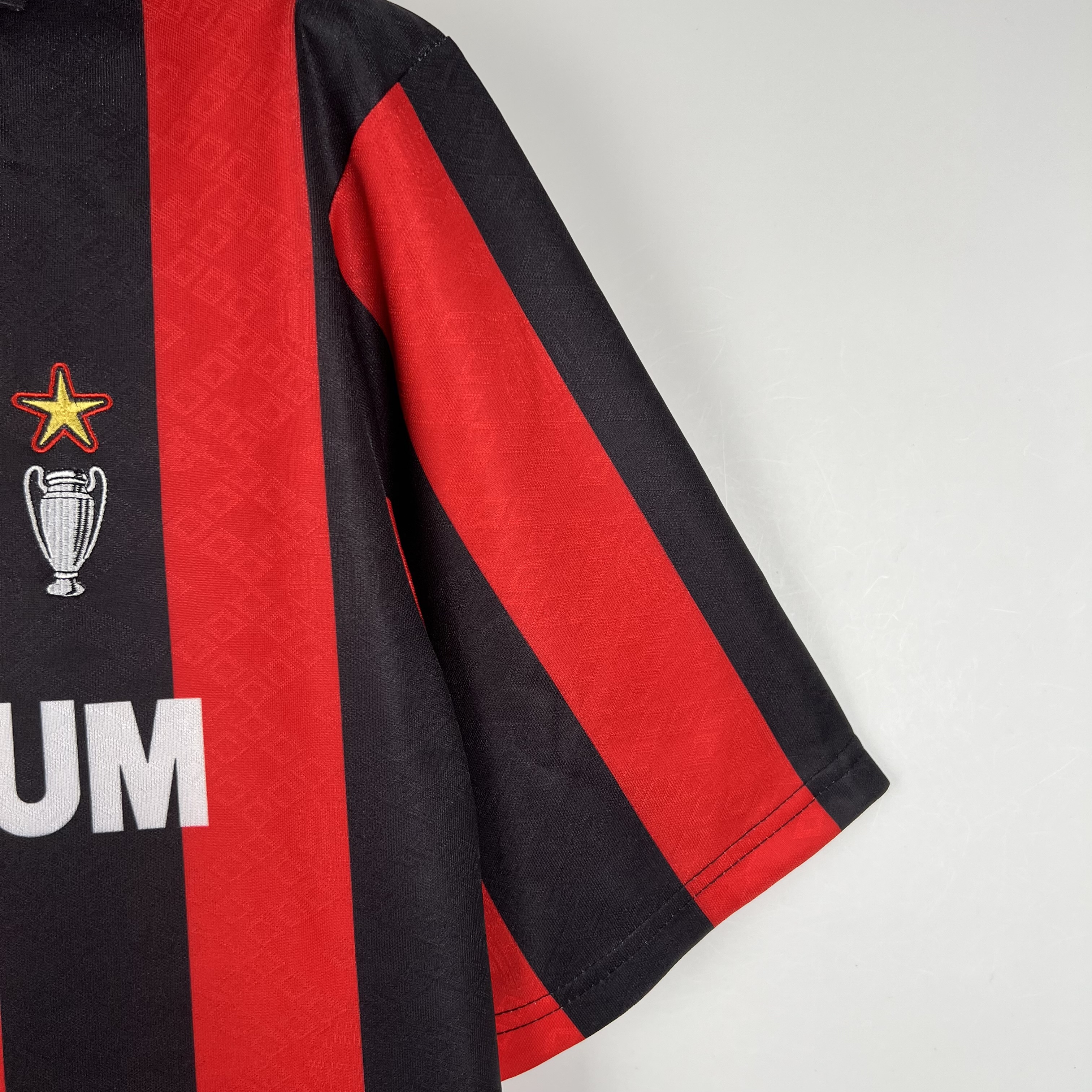AlphaJersey-Retro AC Milan 1989-90 Home Stadium Jersey