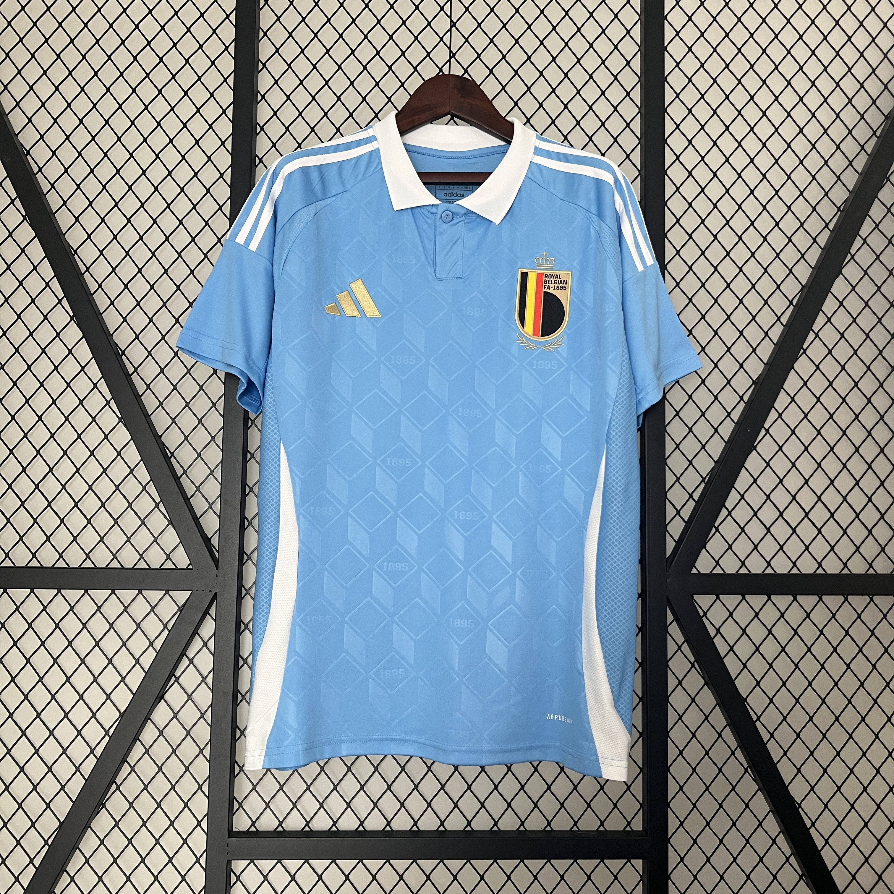 AlphaJersey-Belgium 2024 Away Stadium Jersey - Fans Version
