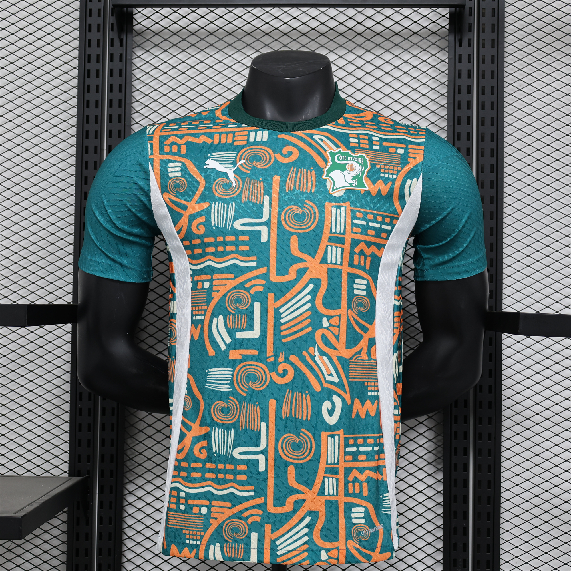 AlphaJersey-Ivory Coast 2024 Pre-Match Training Jersey - Player Version