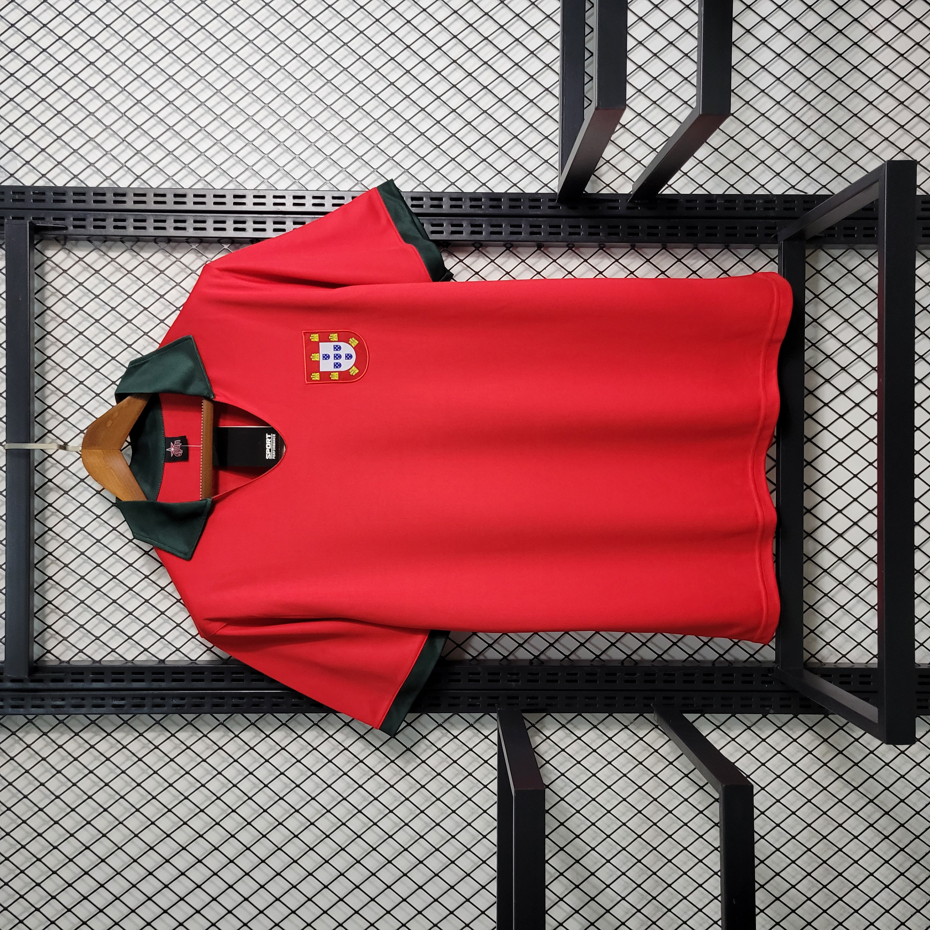AlphaJersey-Retro Portugal 1972 Home Stadium Jersey