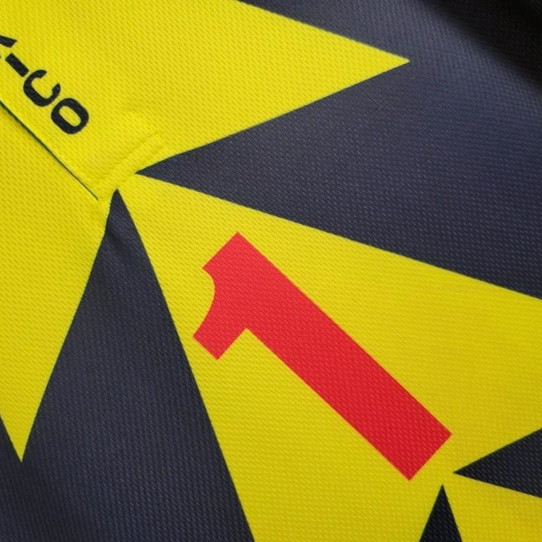 AlphaJersey-Retro Mexico 1994 Goalkeeper Red Yellow Jersey