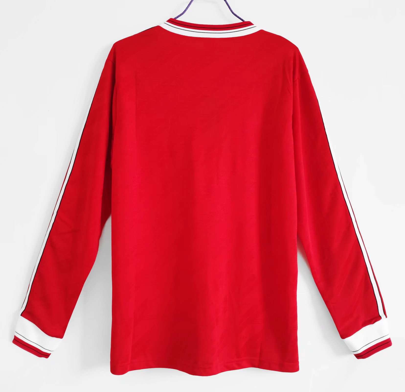 AlphaJersey-Retro Manchester United 86-88 Home Long Sleeve Jersey