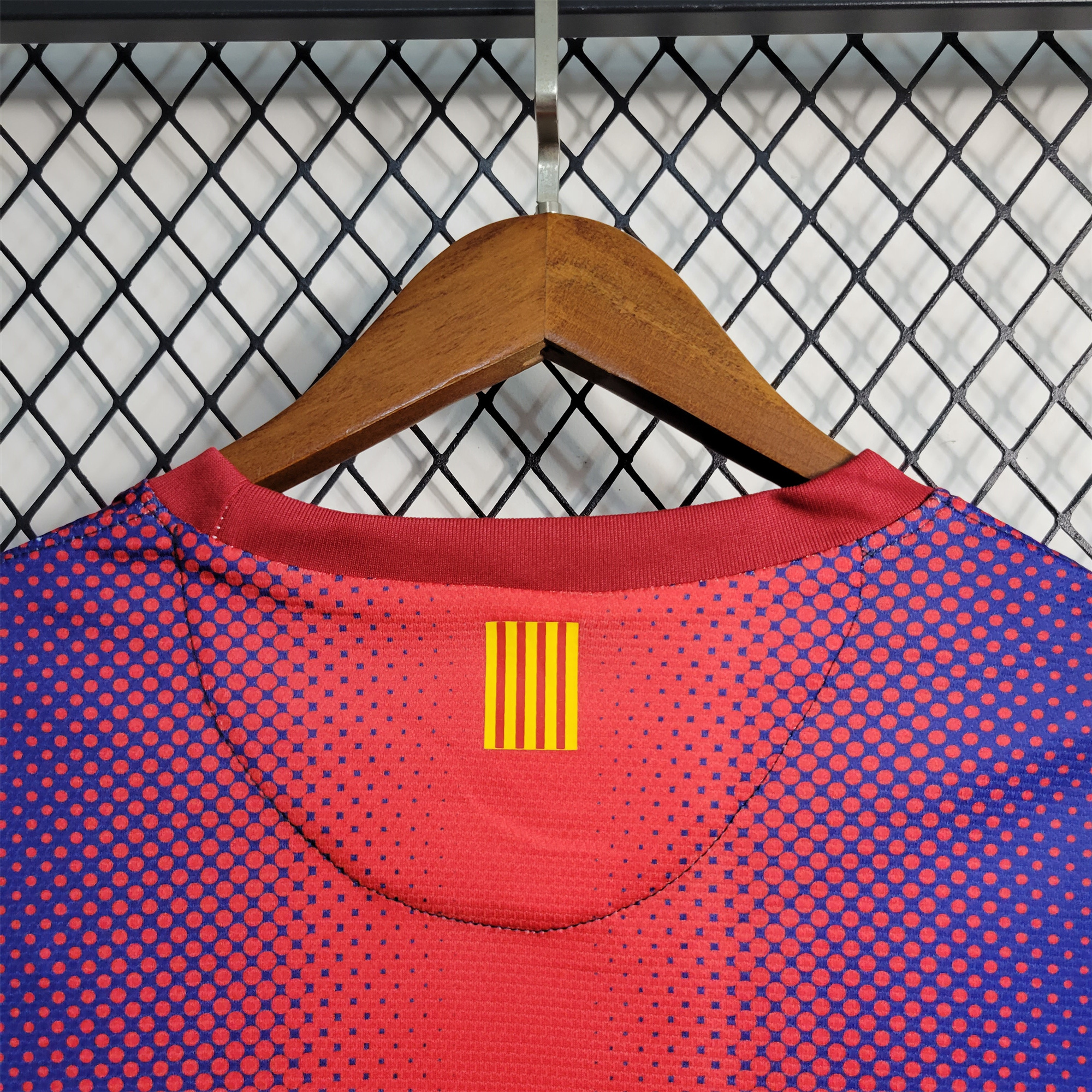 AlphaJersey-Retro Barcelona 12-13 Home Stadium Long Sleeve Jersey