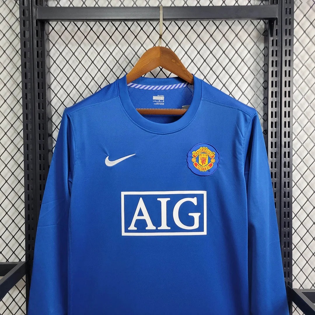 AlphaJersey-Retro Manchester United 08-09 Third Long Sleeve Jersey