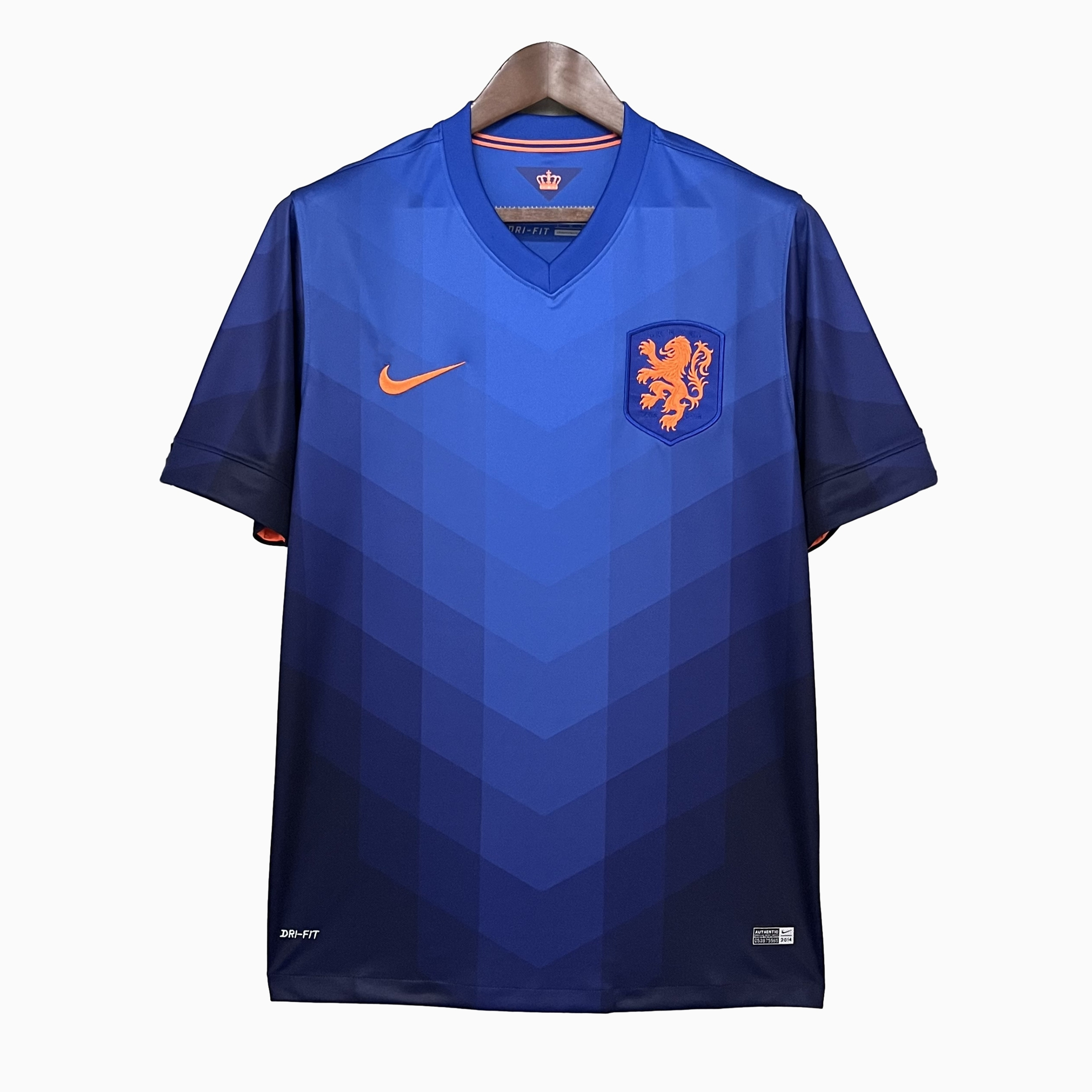 AlphaJersey-Retro Netherlands 2014 Away Stadium Jersey