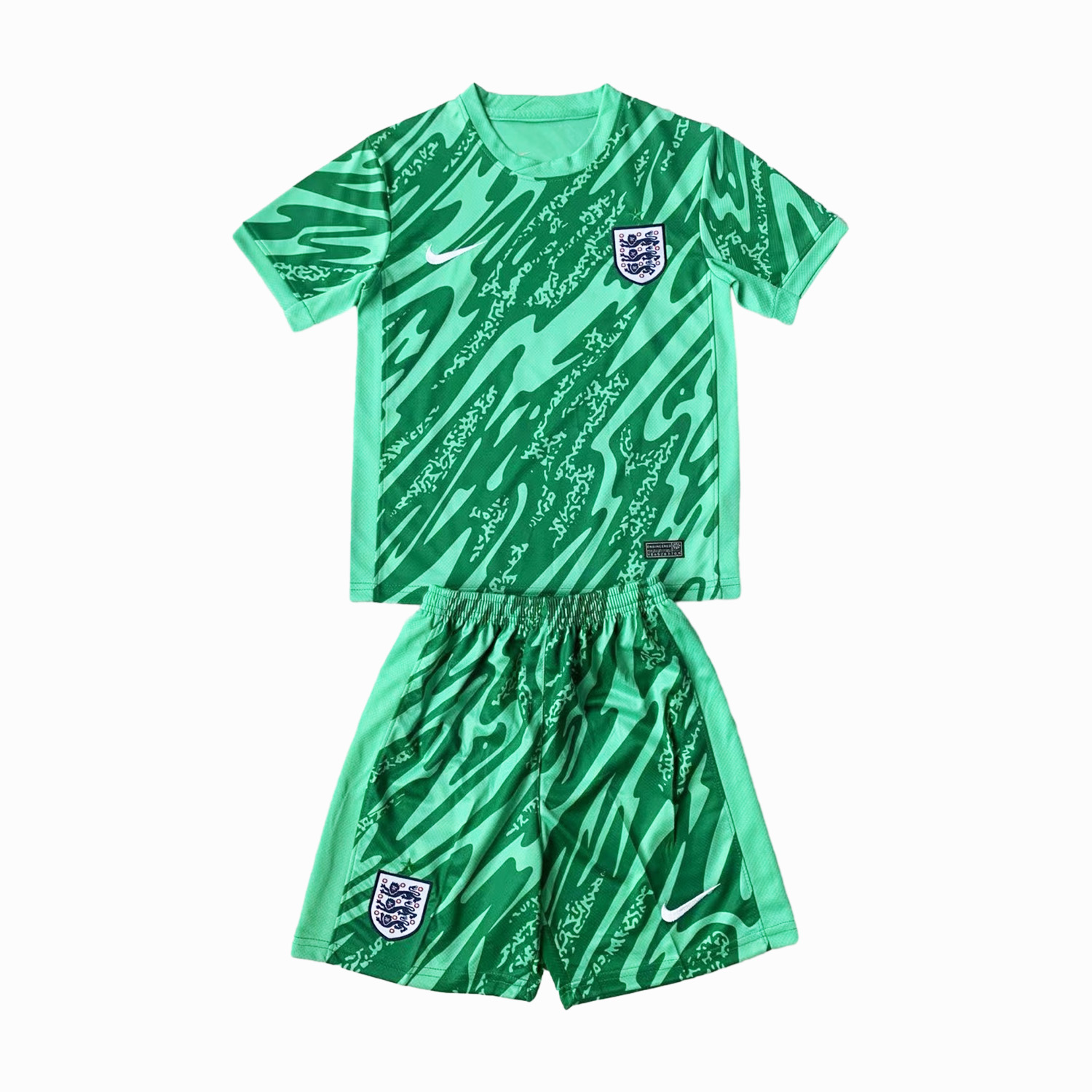 AlphaJersey-England 2024 Goalkeeper Kids Kit - Green