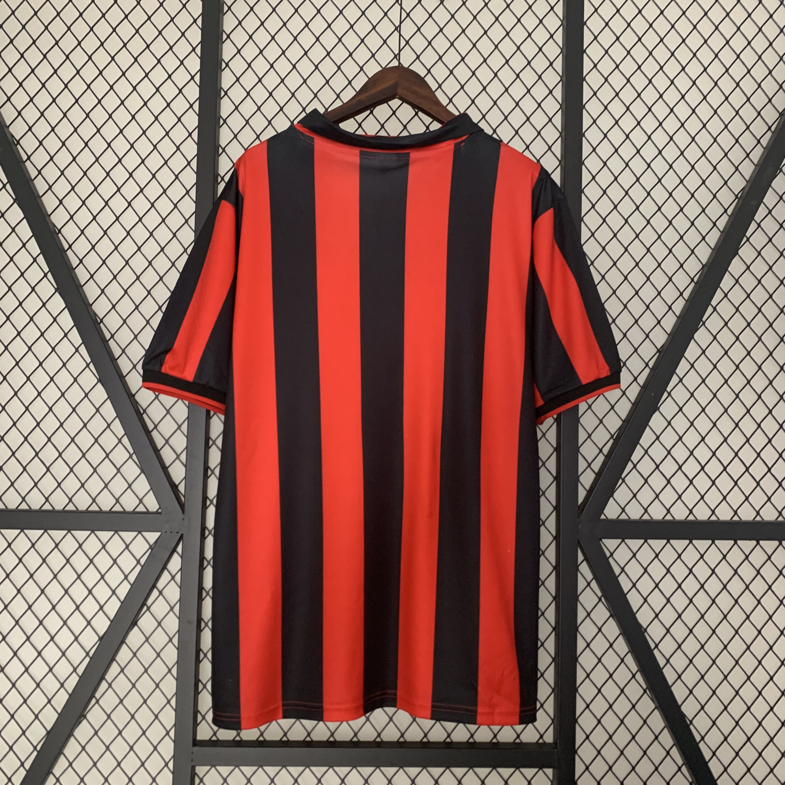 AlphaJersey-Retro AC Milan 90-91 Home Stadium Jersey