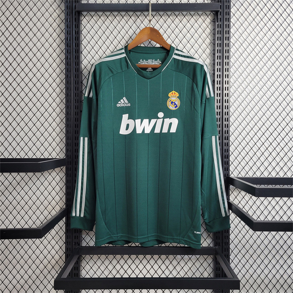 AlphaJersey-Real Madrid Retro 12-13 Third Away Long Sleeve Jersey