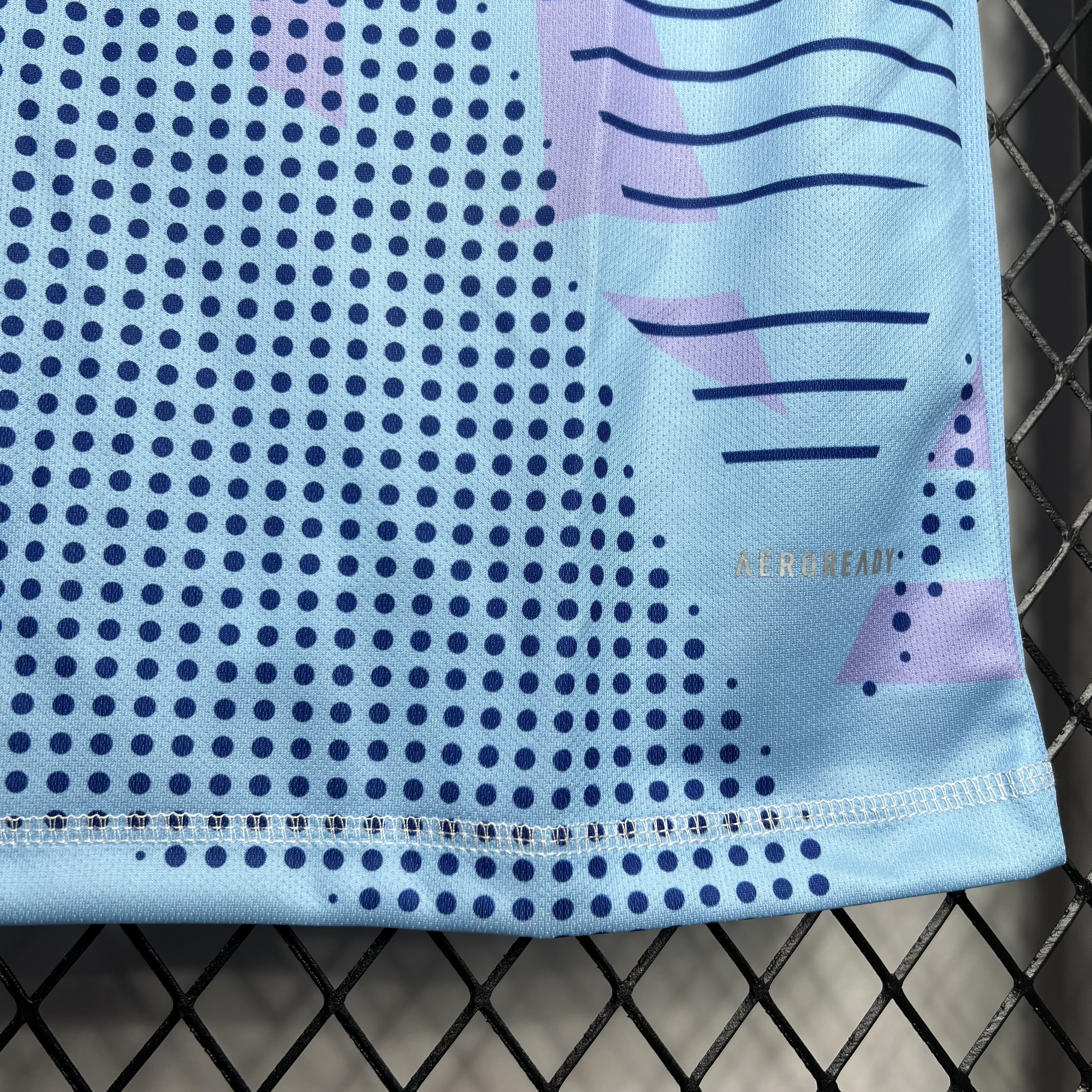 AlphaJersey-Spain 2024 Blue Goalkeeper Jersey - Fans Version