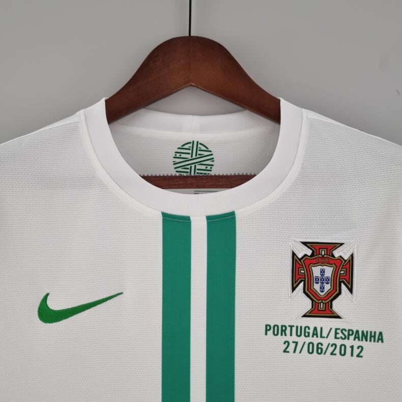 AlphaJersey-Retro Portugal 2012 Away Long Sleeve Jersey
