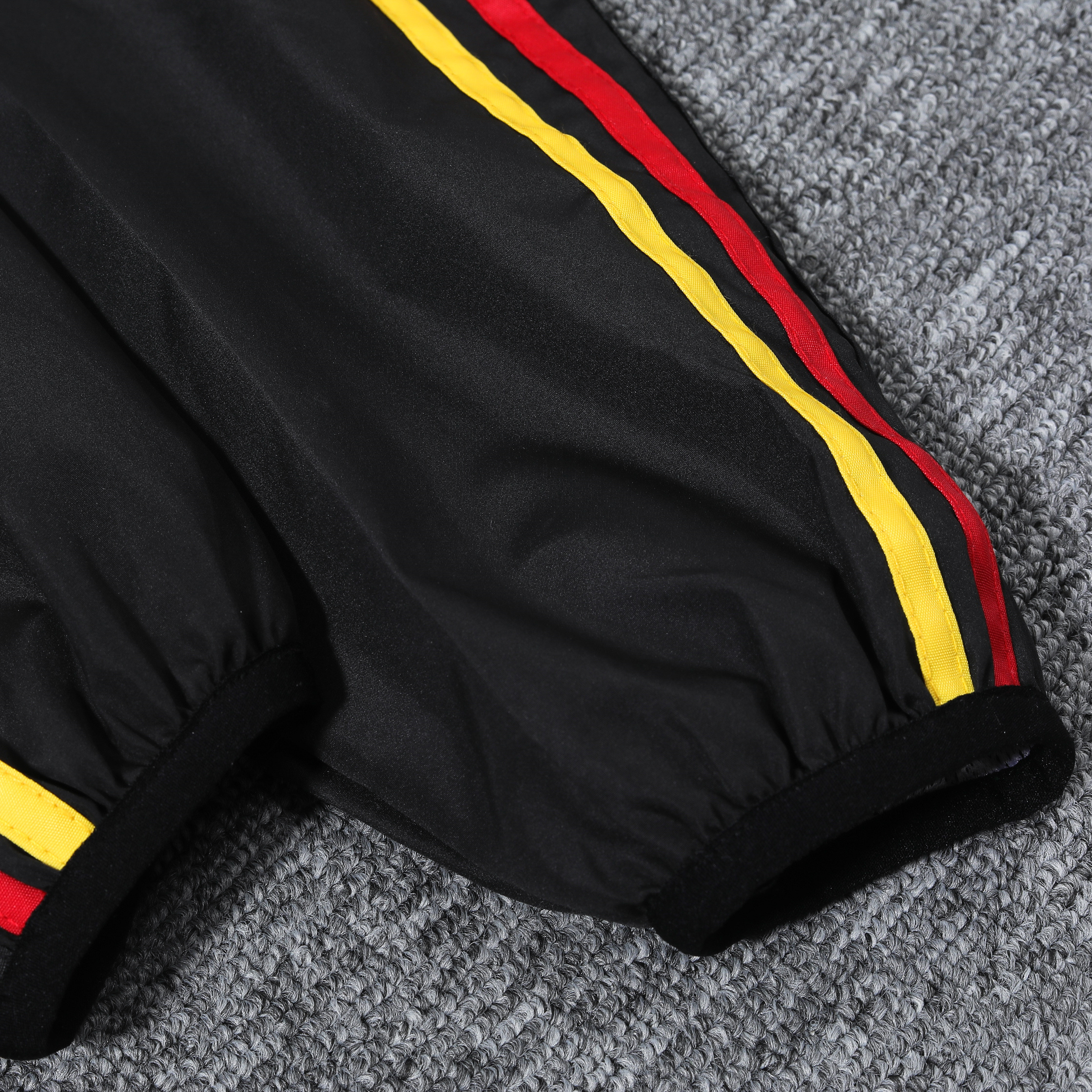 AlphaJersey-Germany 2024 National Flag Tricolor Hooded Windbreaker - Player Version