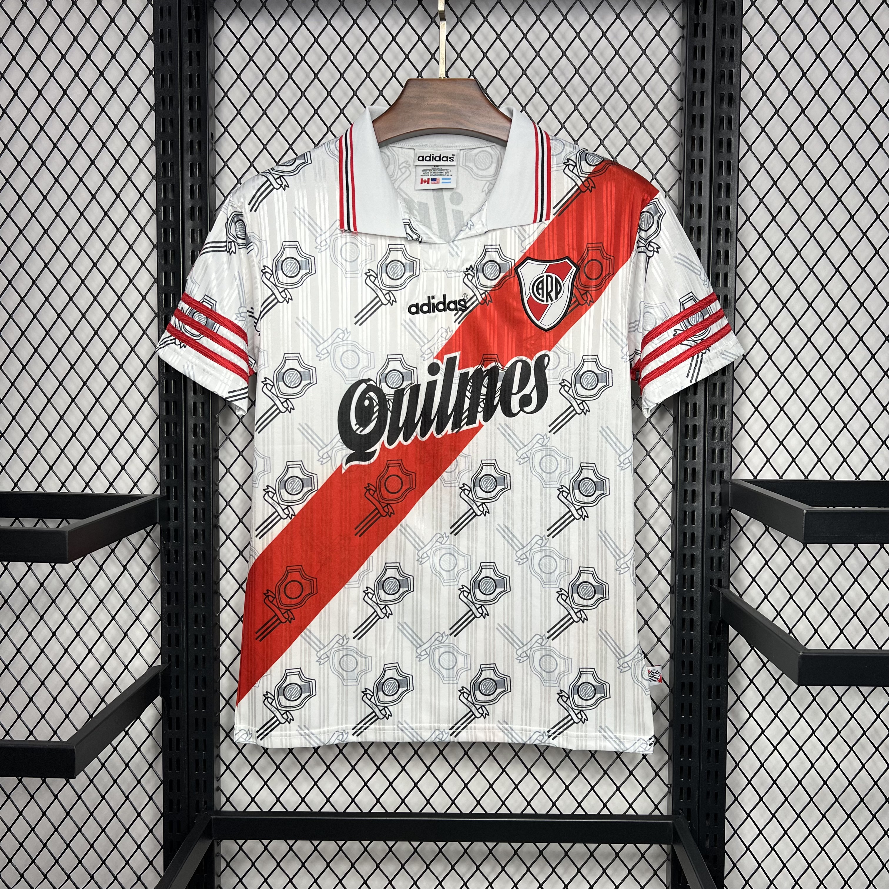 AlphaJersey-Retro River Plate 1996-97 Home Stadium Jersey
