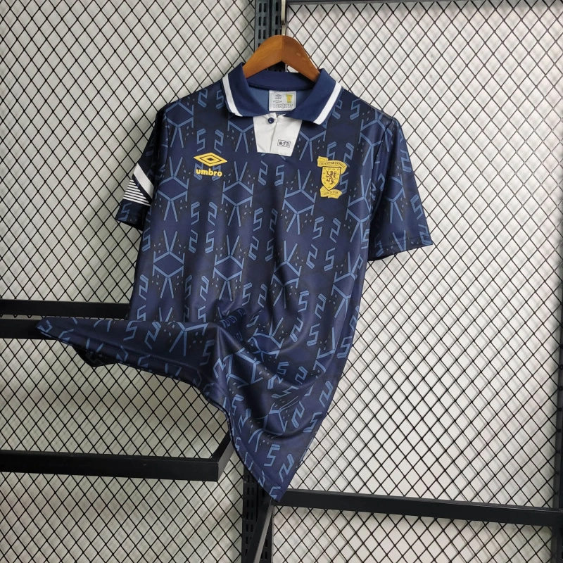 AlphaJersey-Retro S-c-o.t l.a-n.d 1992 Home Stadium Jersey