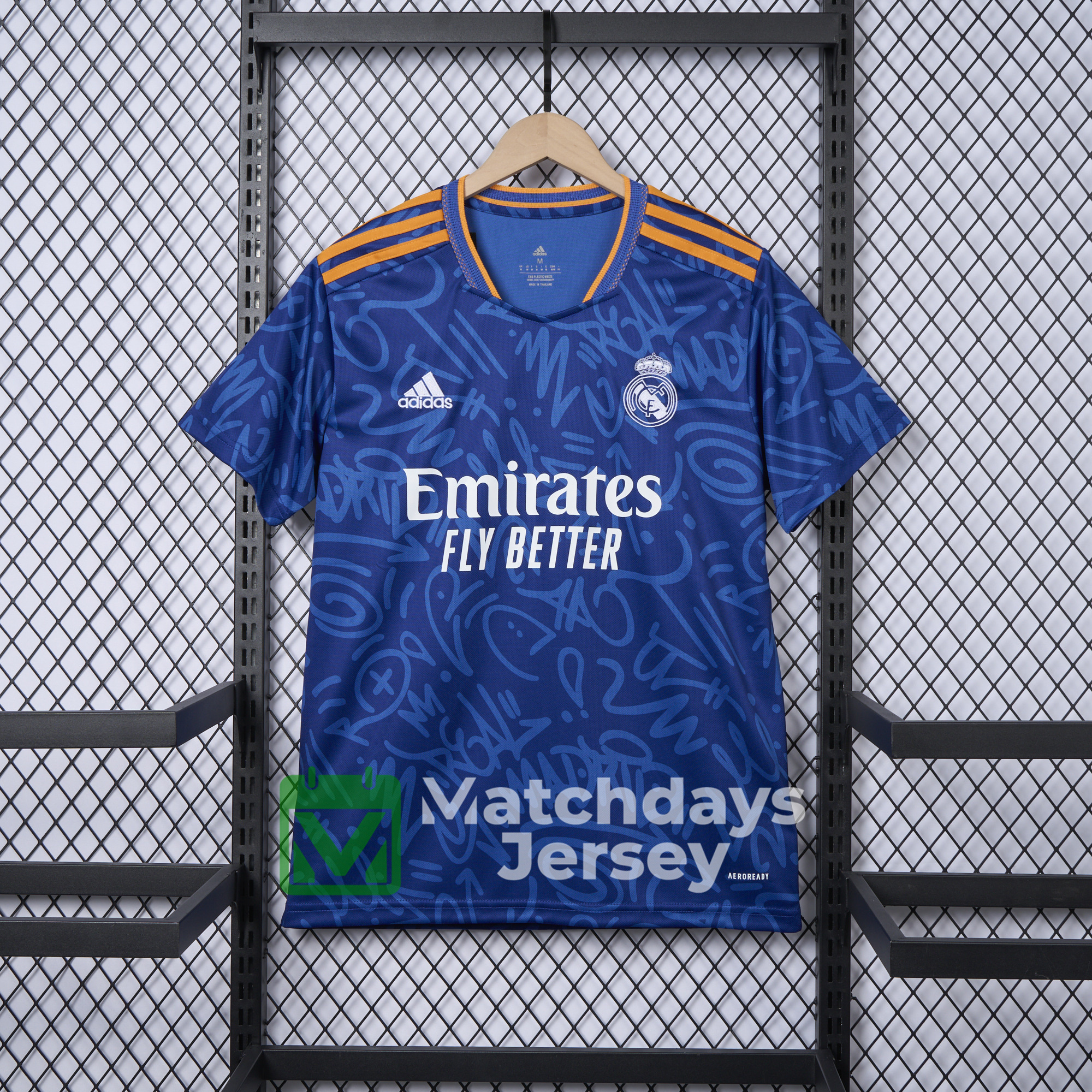 AlphaJersey-Retro Real Madrid 2021-22 Away Jersey