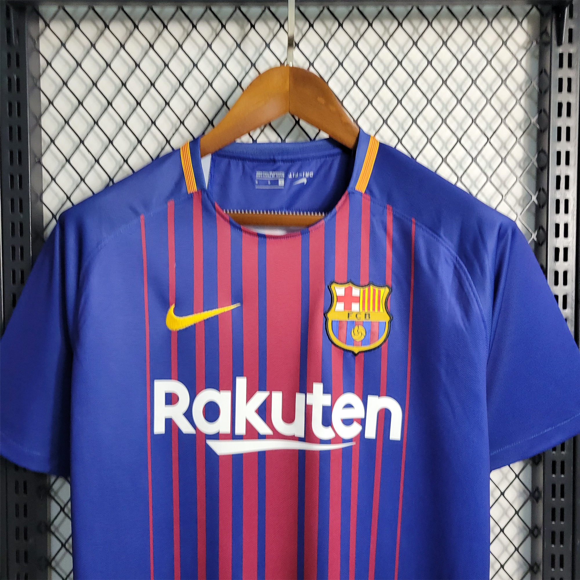 AlphaJersey-Retro Barcelona 17-18 Home Stadium Jersey