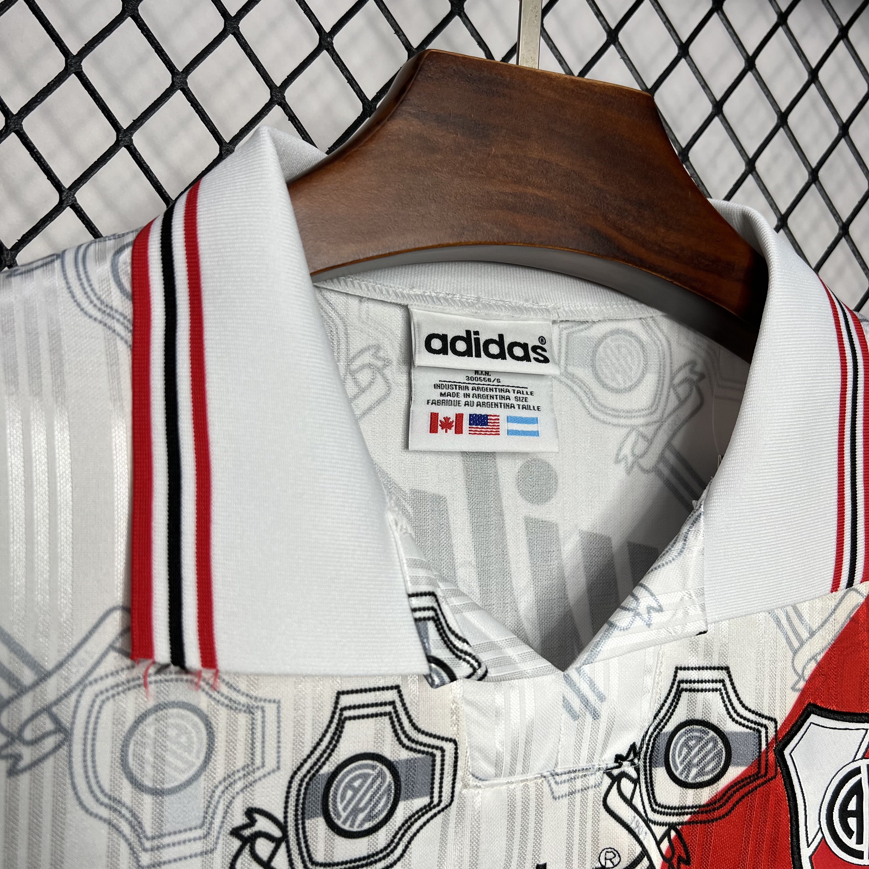 AlphaJersey-Retro River Plate 1996-97 Home Stadium Jersey